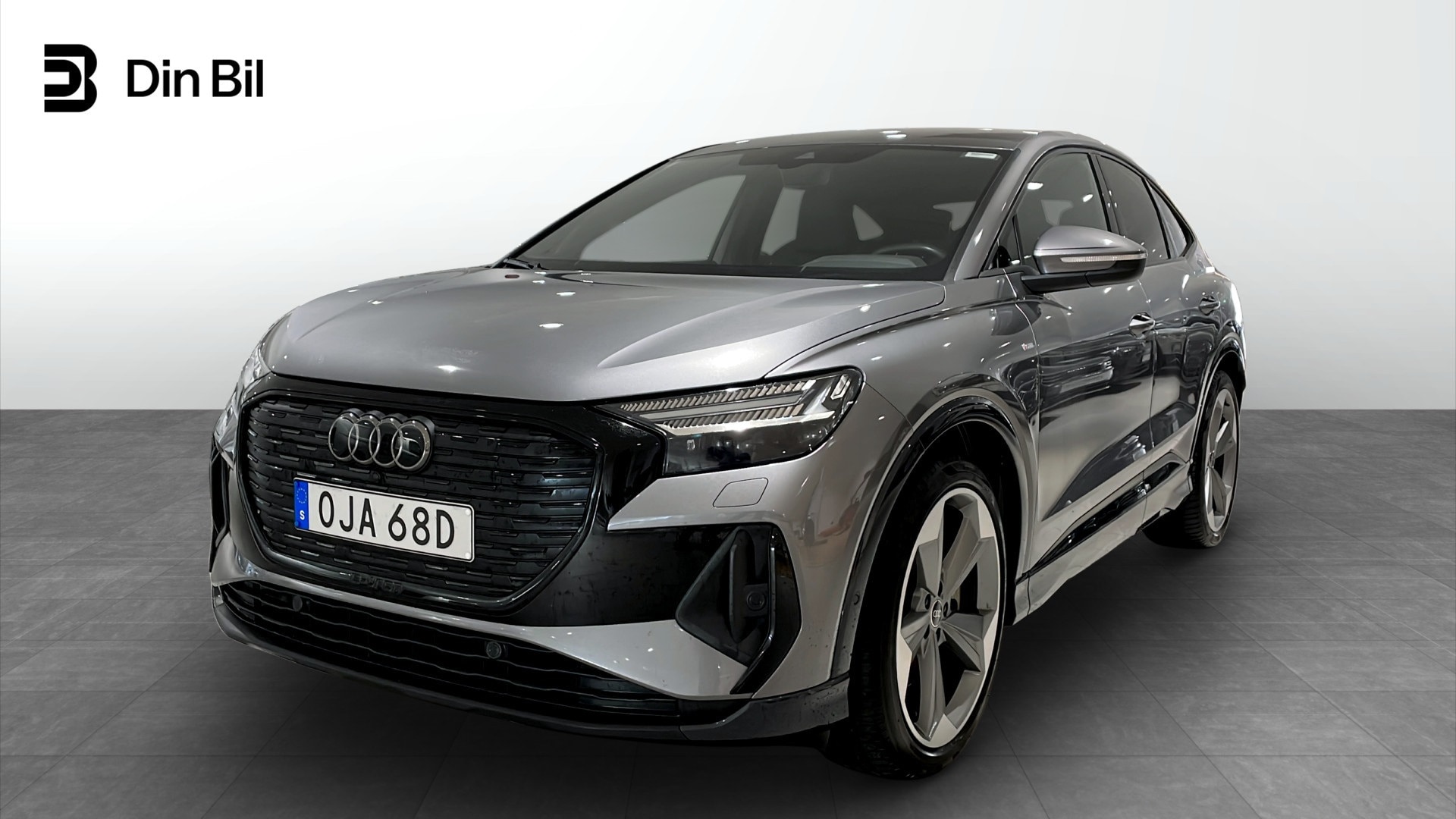 Bild som visar Audi Q4 Sportback e-tron Q4 Sportback 55 e-tron quattro S line 250,00 kW - för mer information kontakta din Audi Partner