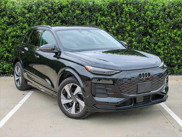 Used 2025 Audi Q6 e-tron Premium Plus with VIN WA124BGF0SA012191 for sale in McKinney, TX