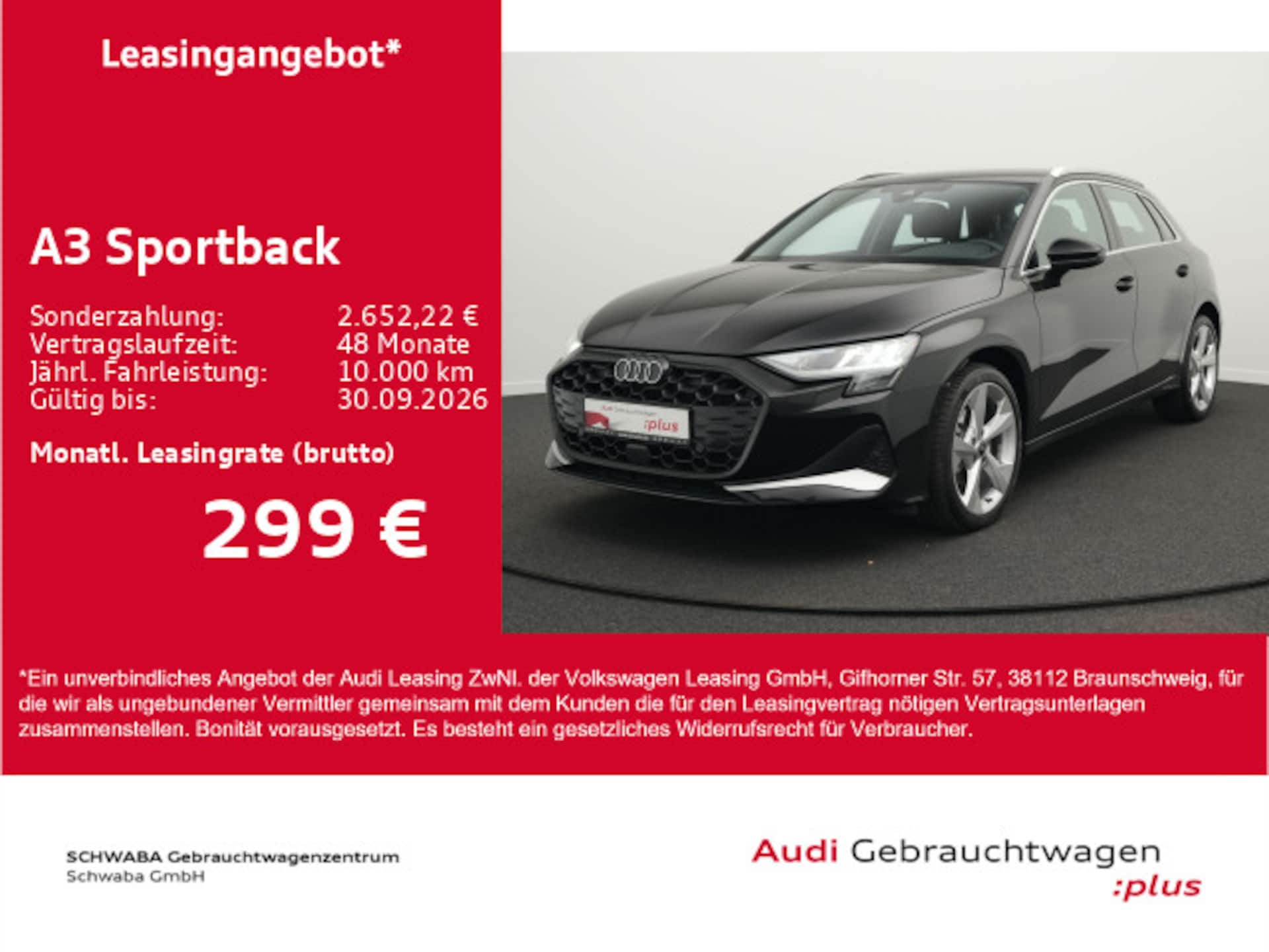 Audi A3 Sportback Advanced