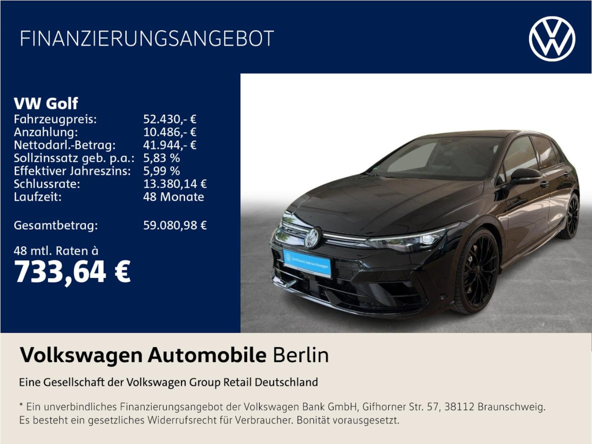 Volkswagen Golf R Black Edition