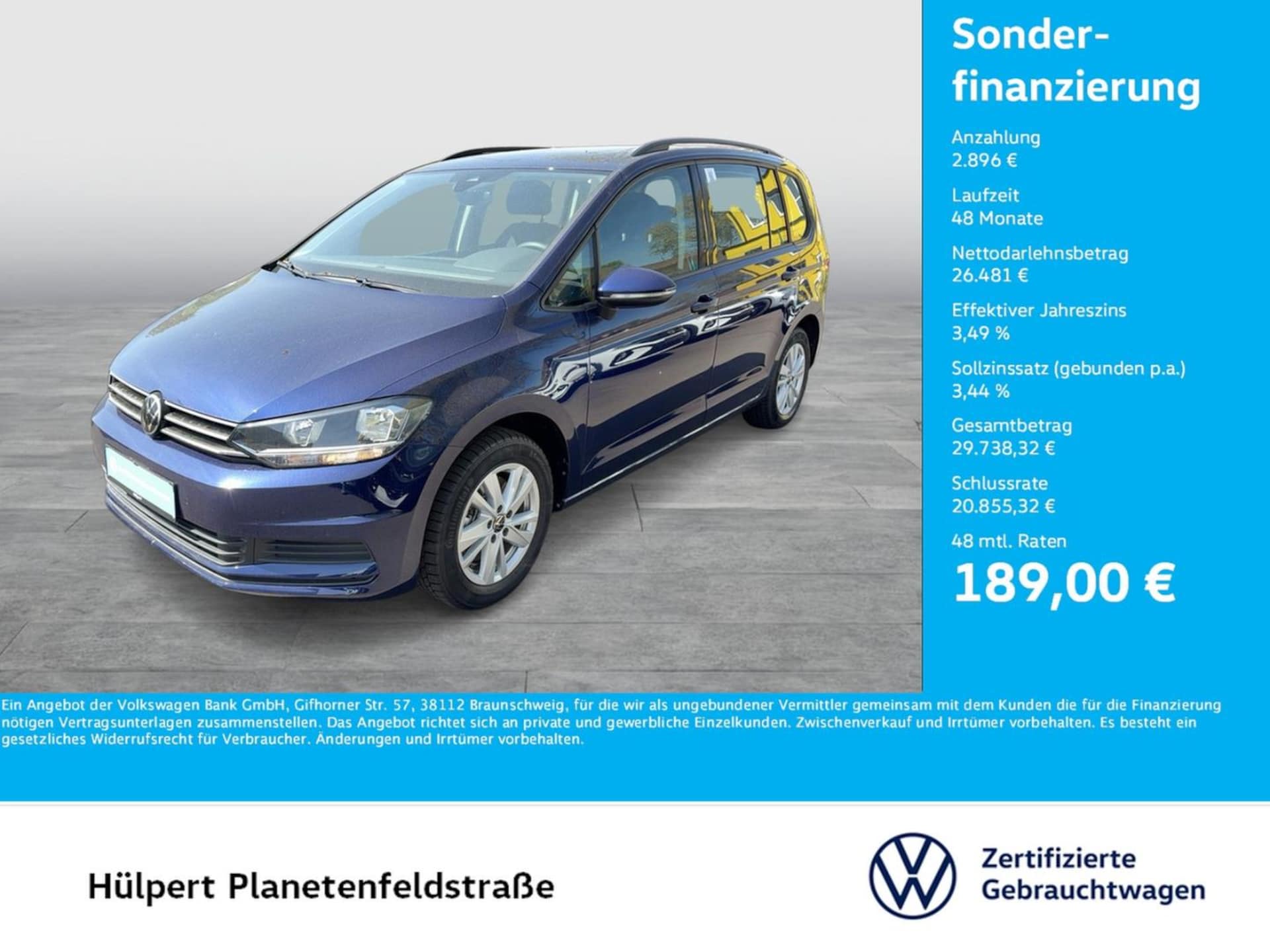 Volkswagen Touran Comfortline