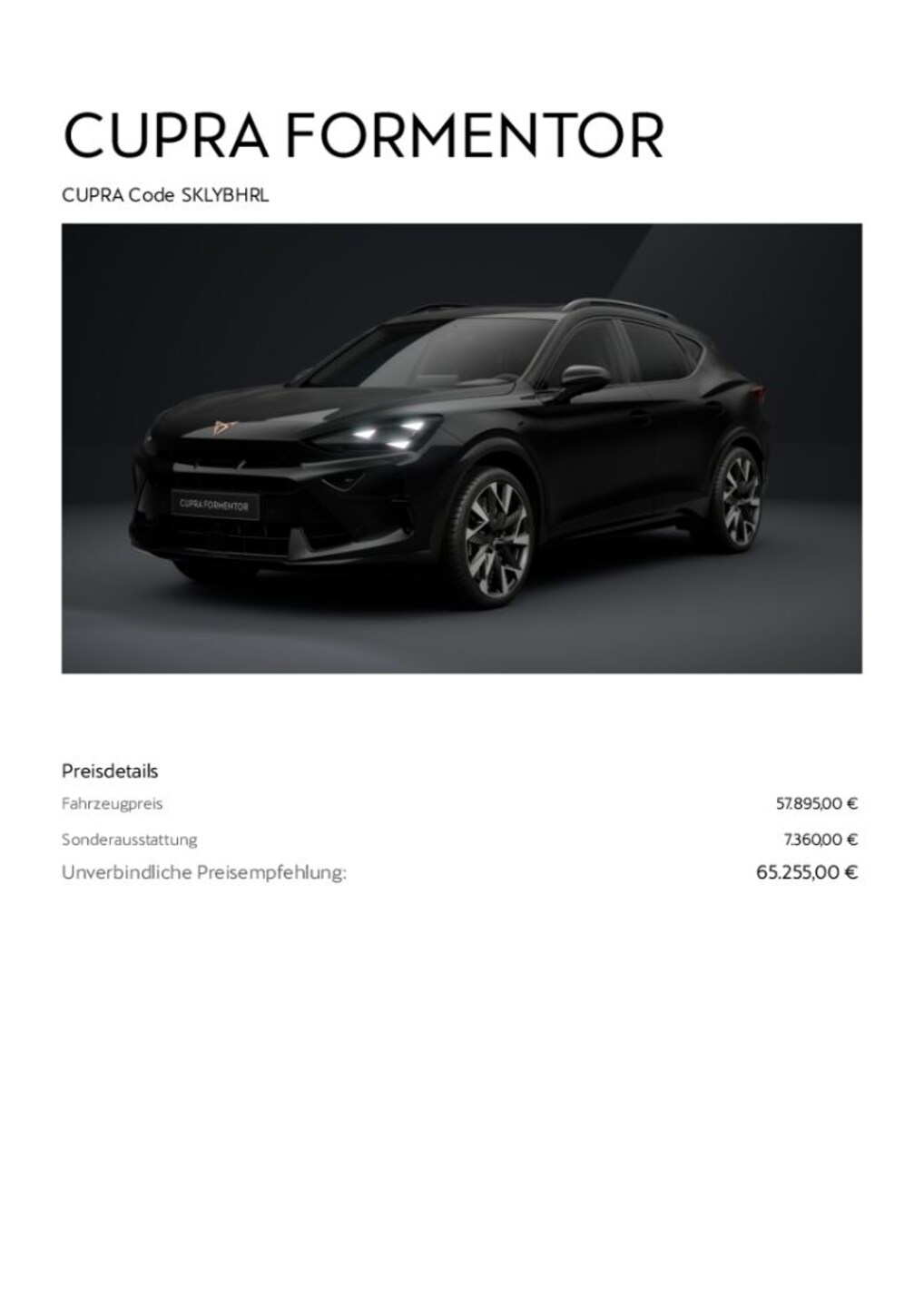 CUPRA Formentor VZ