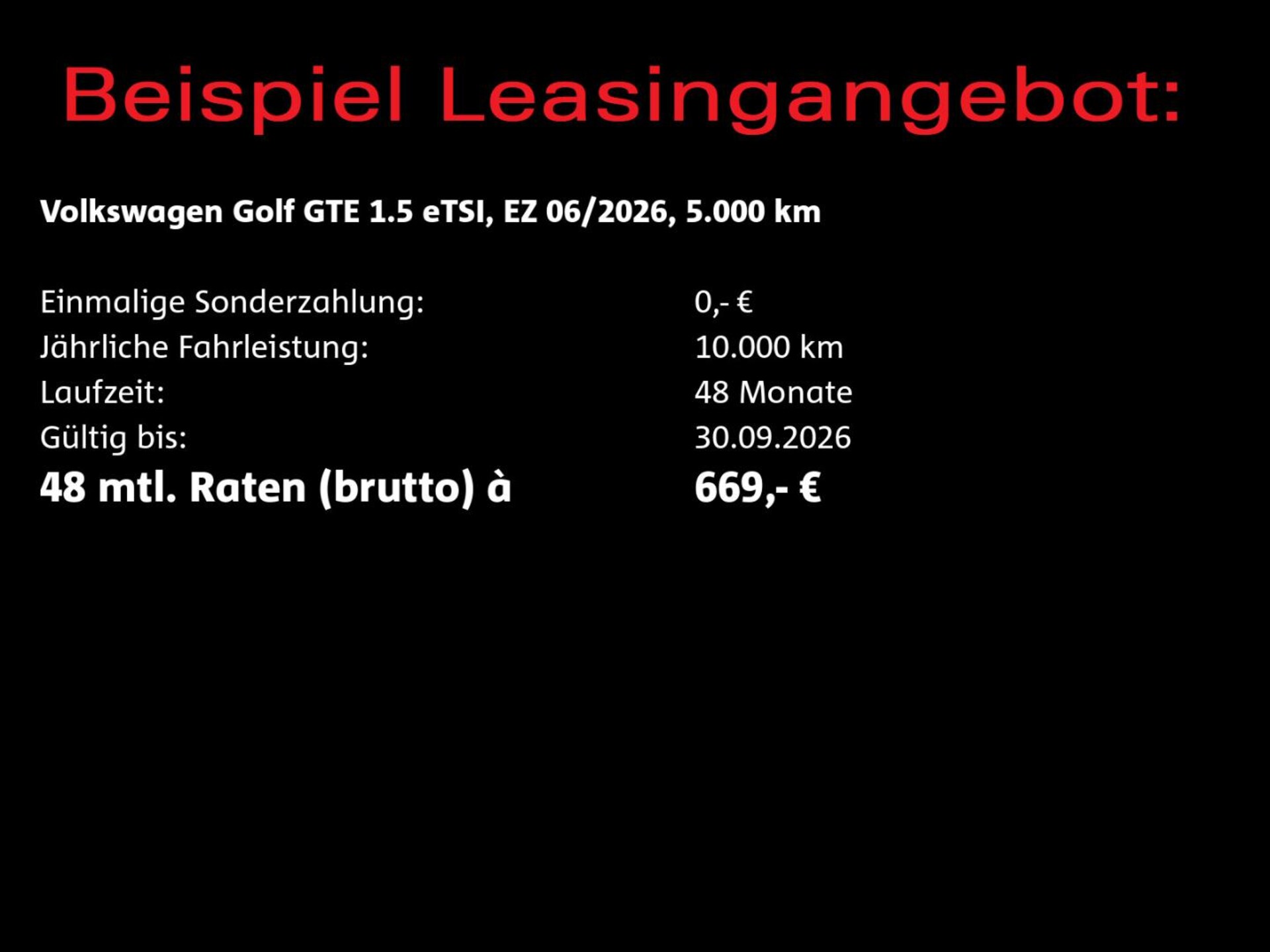 Volkswagen Golf GTE