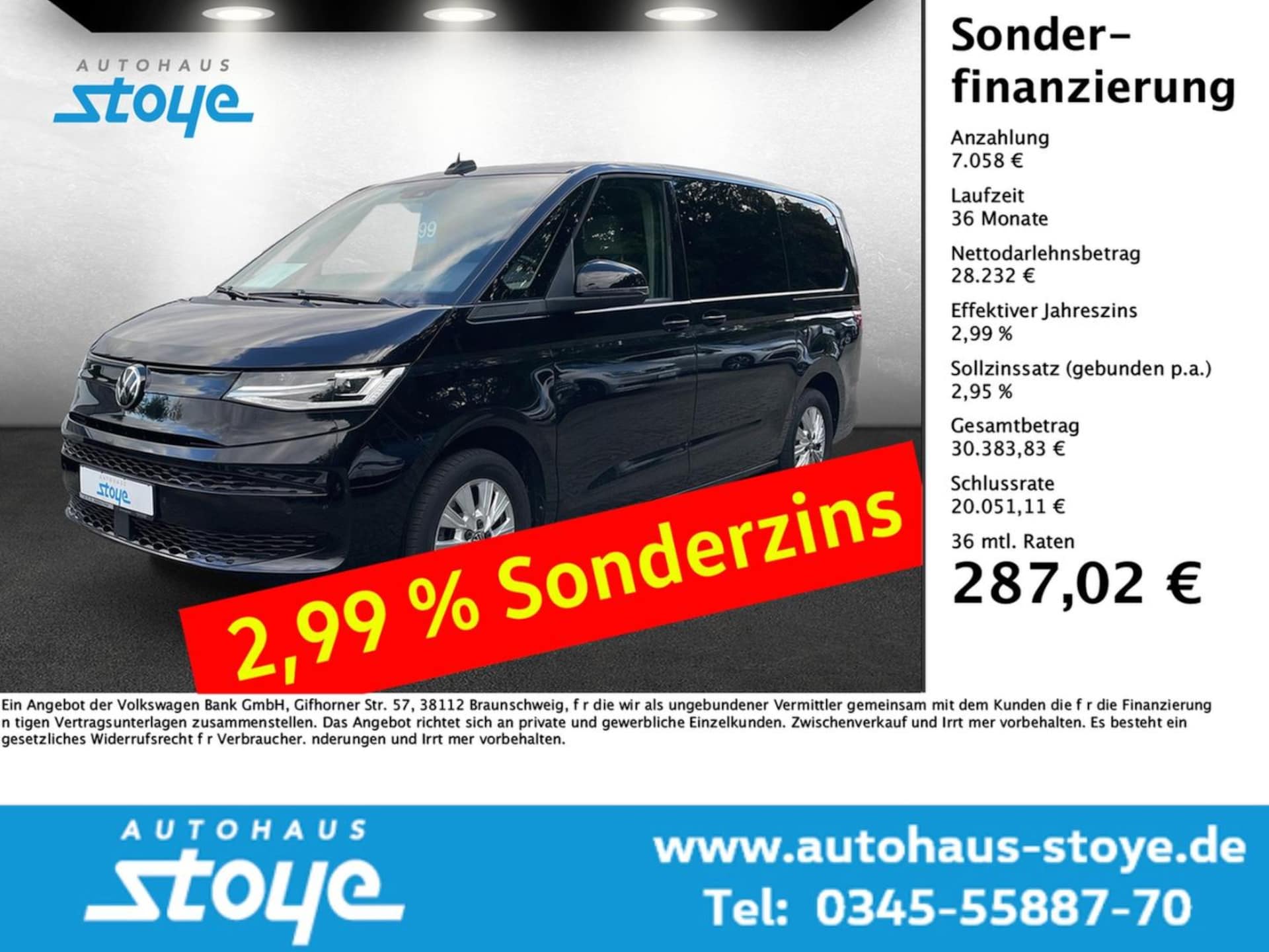Volkswagen Multivan Langversion Basis-Modell