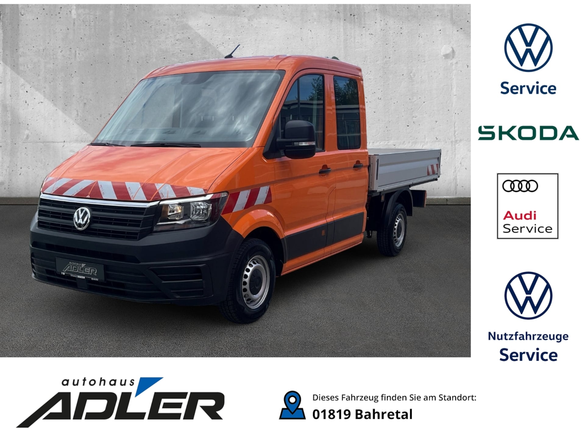 Volkswagen Crafter Doppelkabine mittlerer Radstand