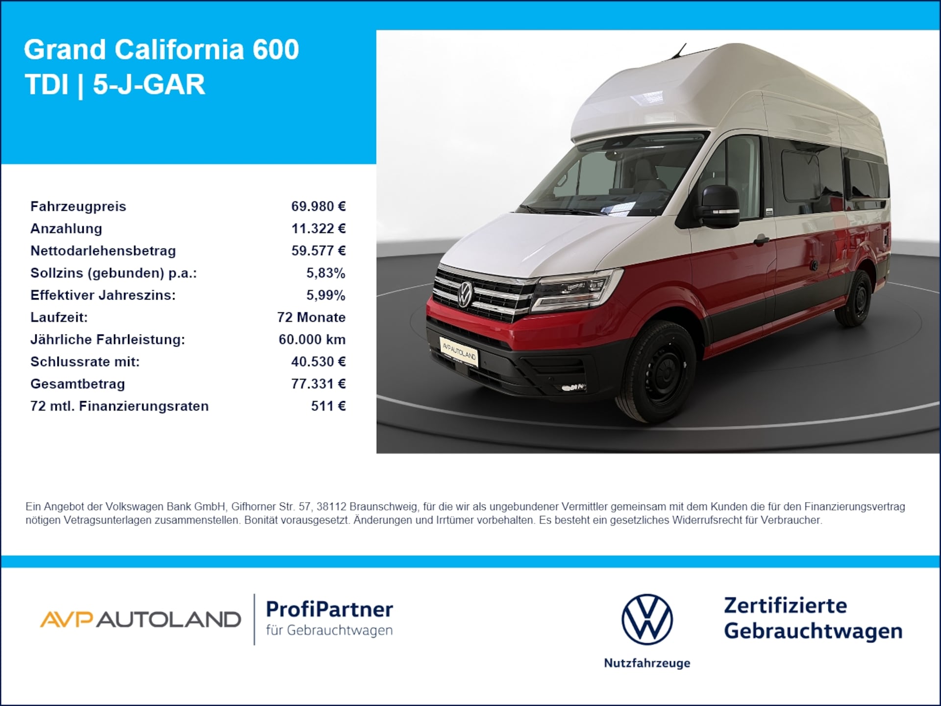 Volkswagen Grand California 600
