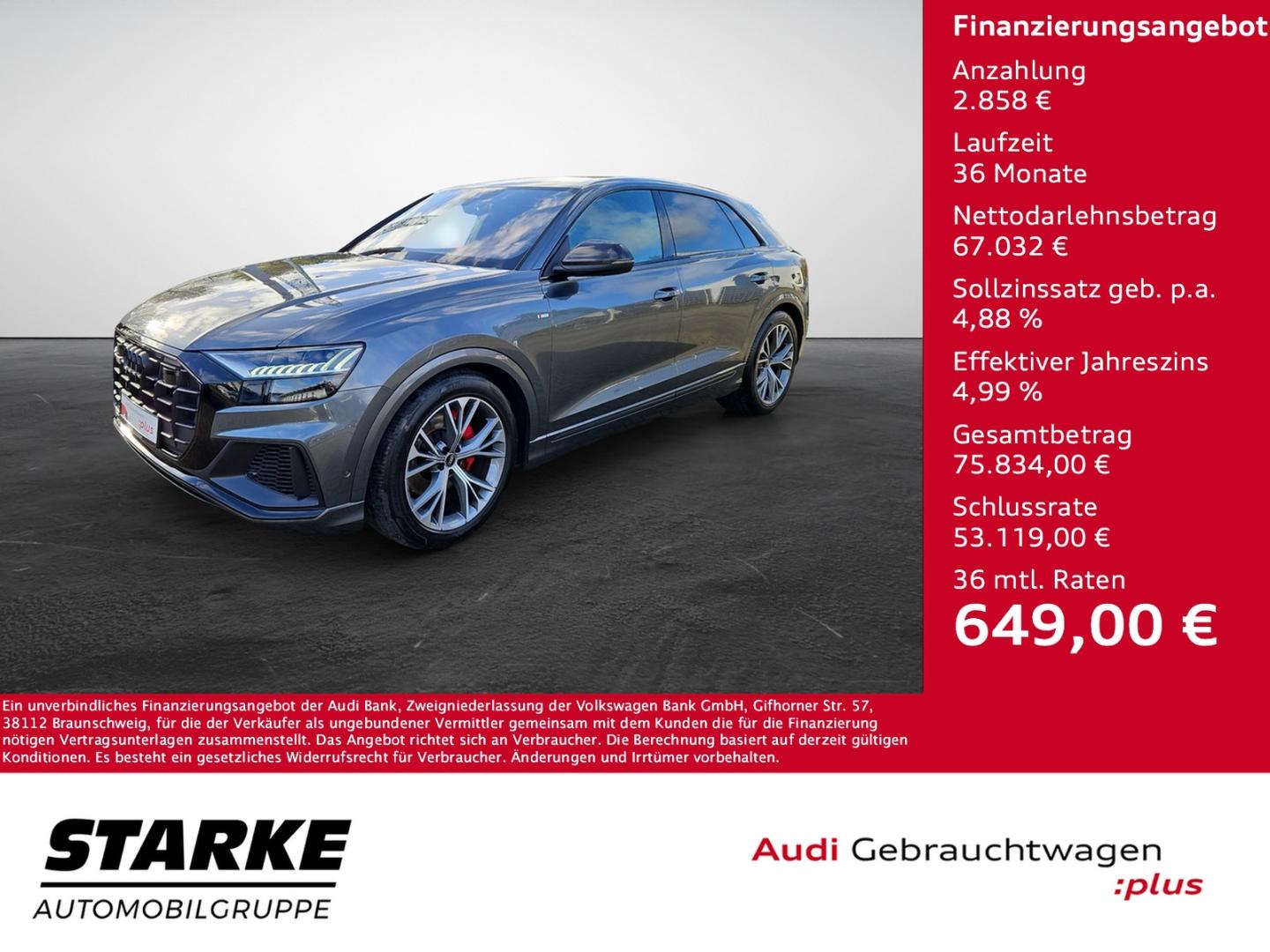 Image about Audi Q8 competition plus 55 TFSI quattro tiptronic