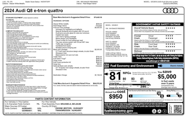 2024 Audi Q8 e-tron