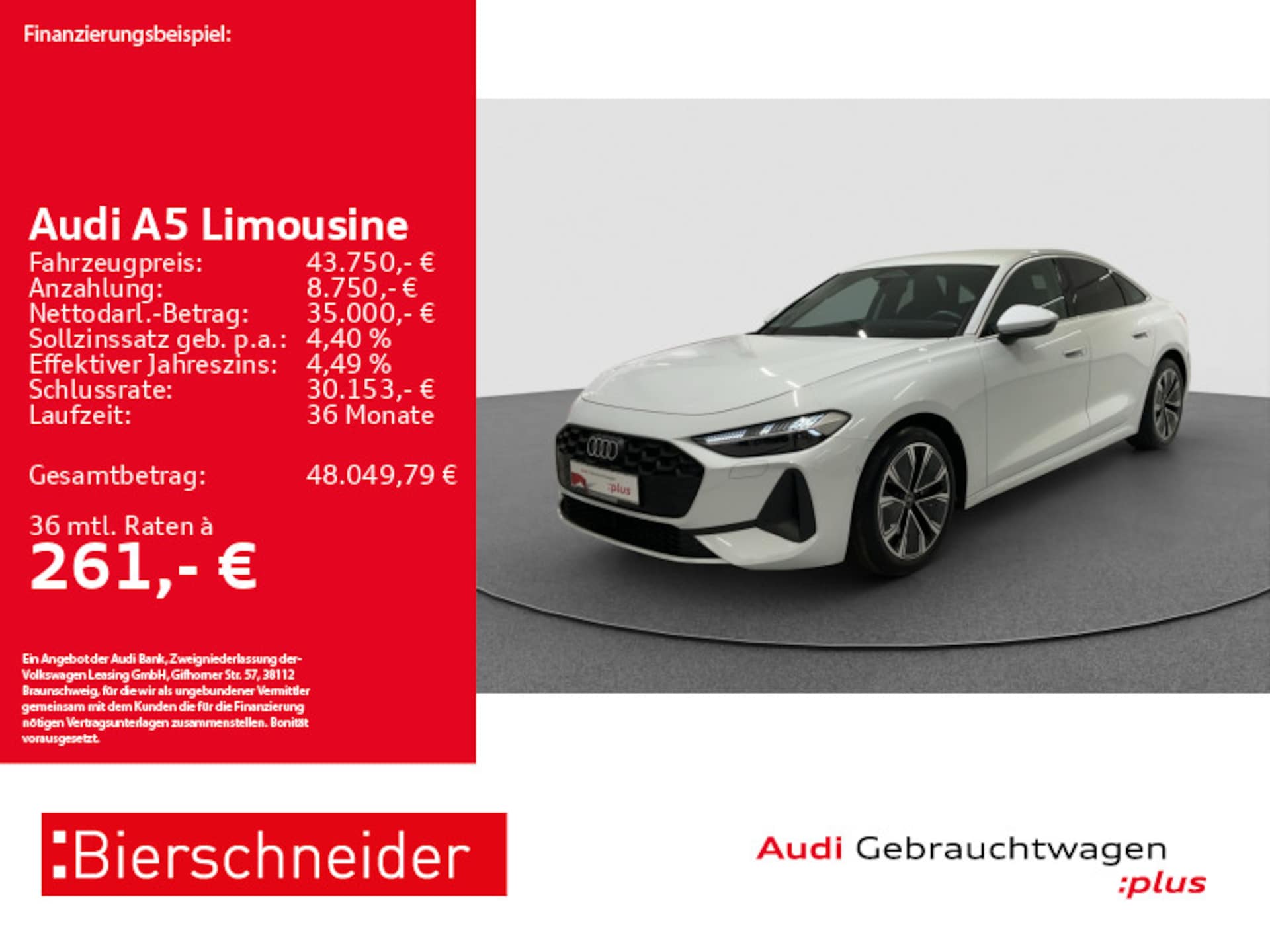 Audi A5 Limousine