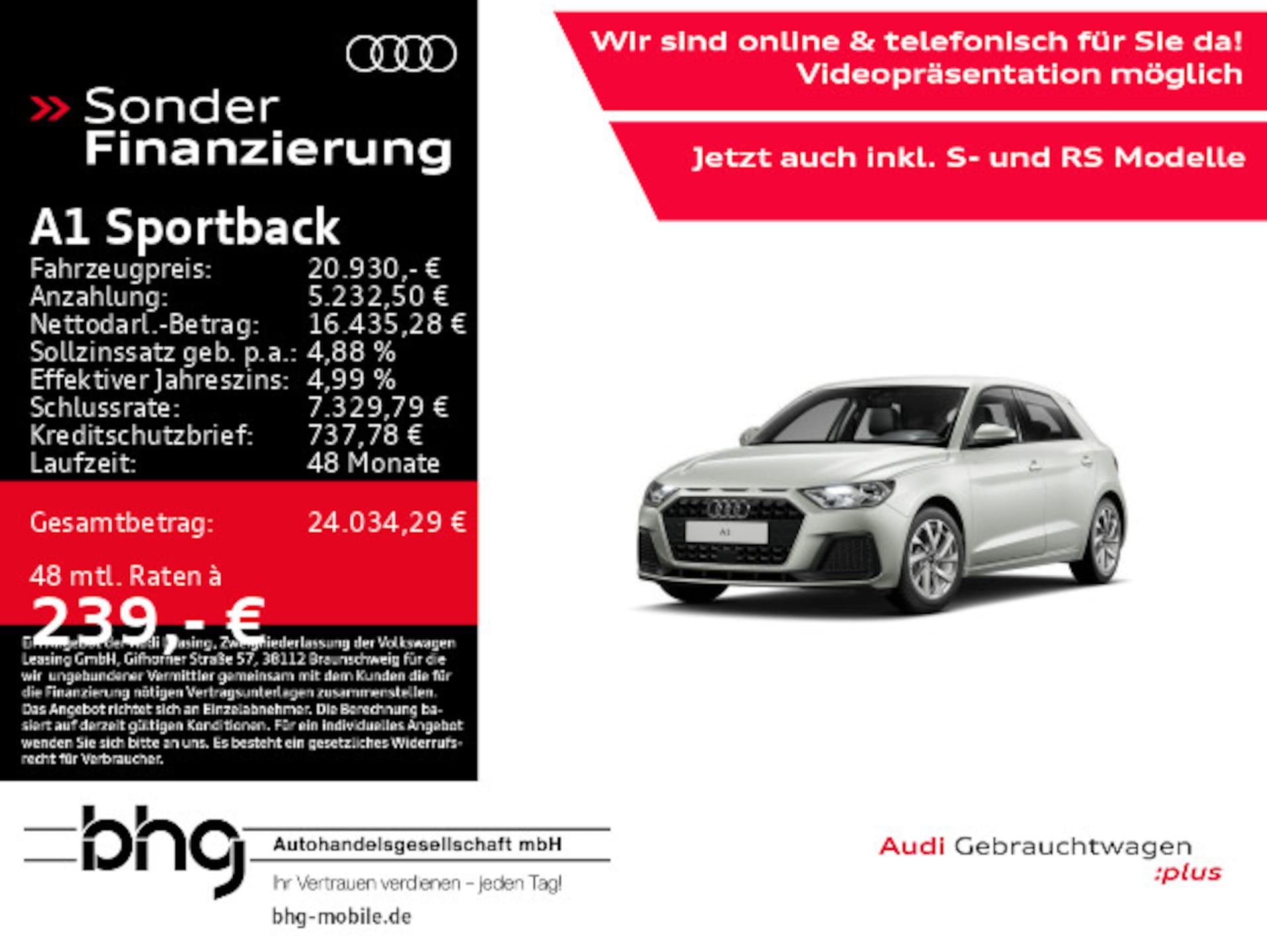Audi A1 Sportback Advanced