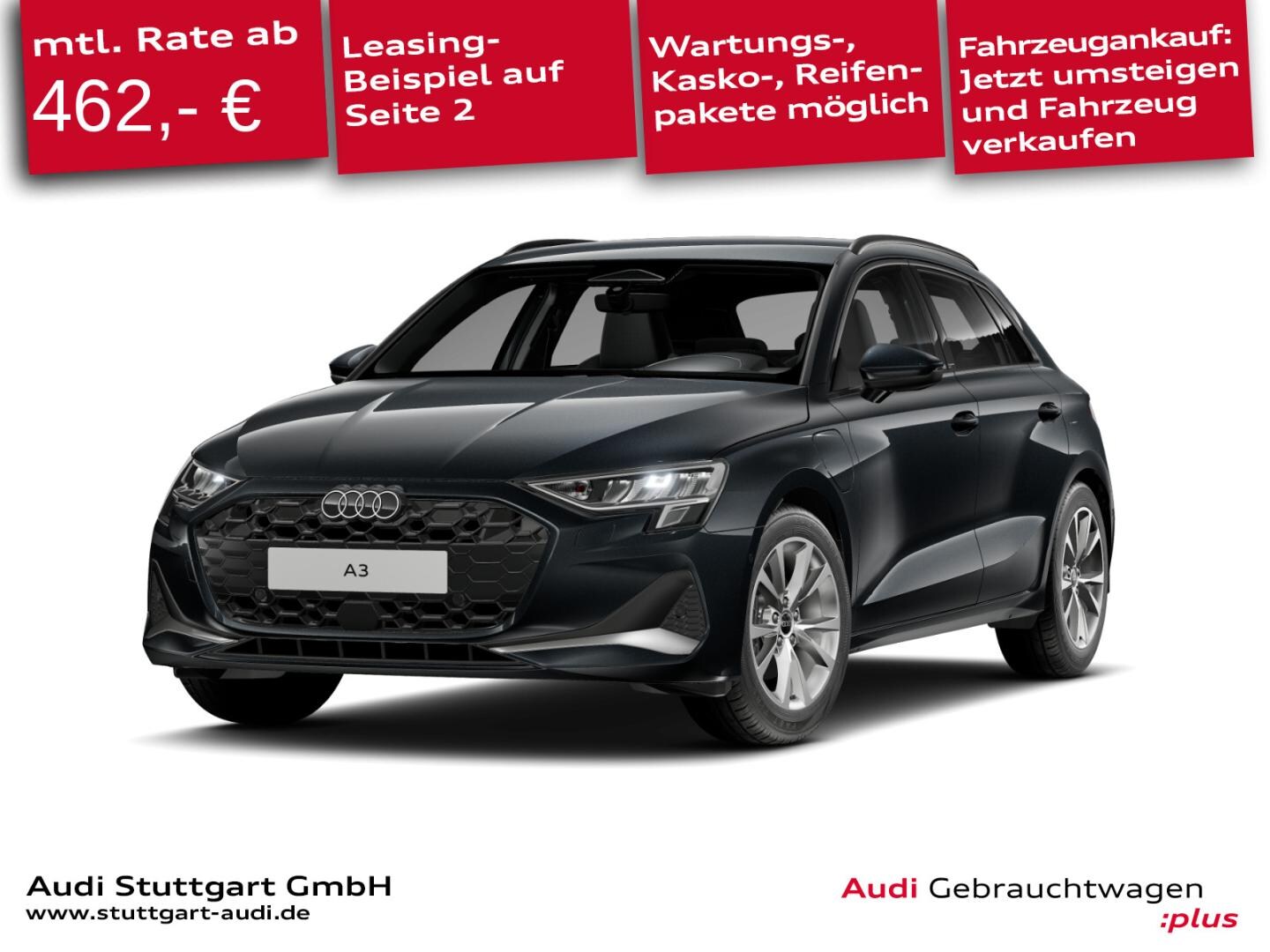 Bild über Audi A3 Sportback TFSI e TFSI e 150 kW S tronic - für weitere Informationen kontaktieren Sie den Audi Partner