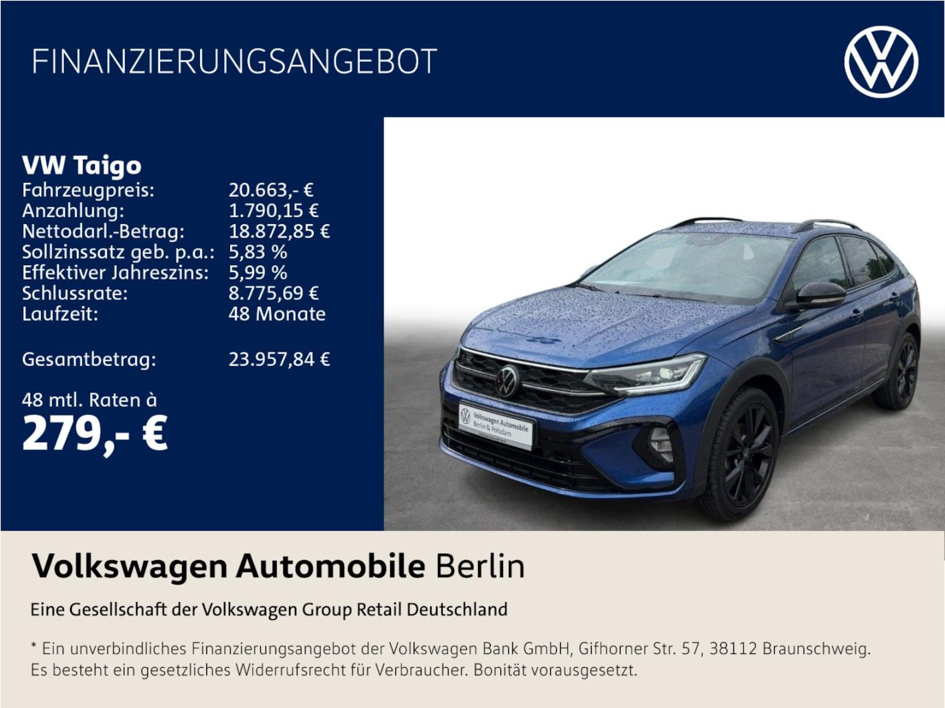 Volkswagen Taigo R-Line