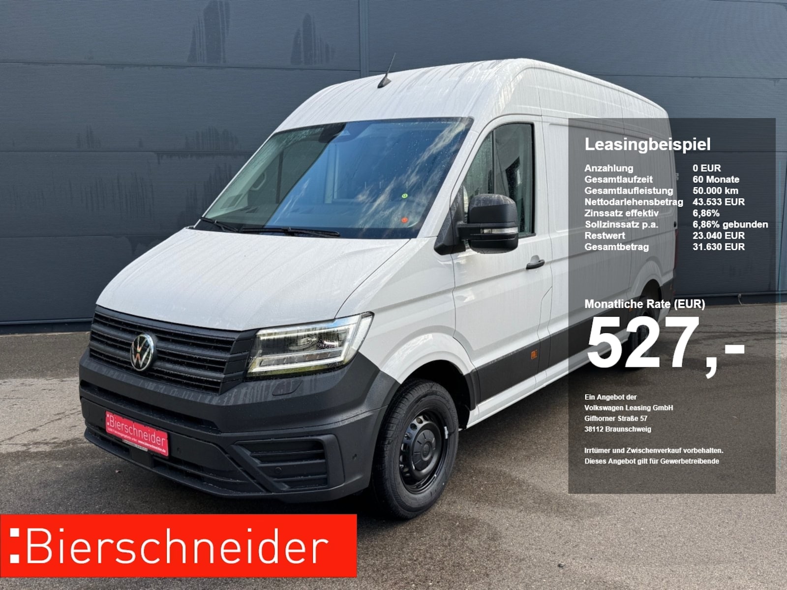 Volkswagen Crafter Kasten mittlerer Radstand