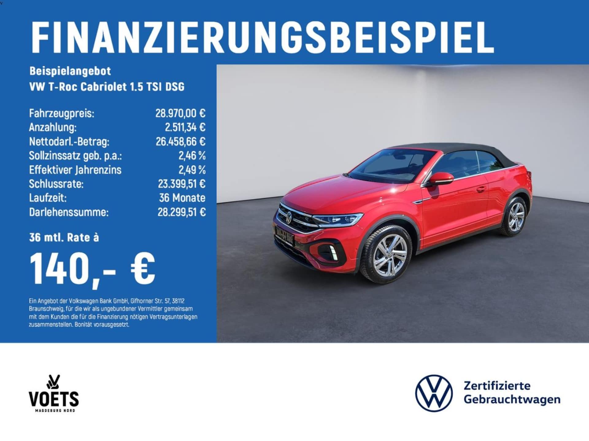 Volkswagen T-Roc Cabriolet R-Line