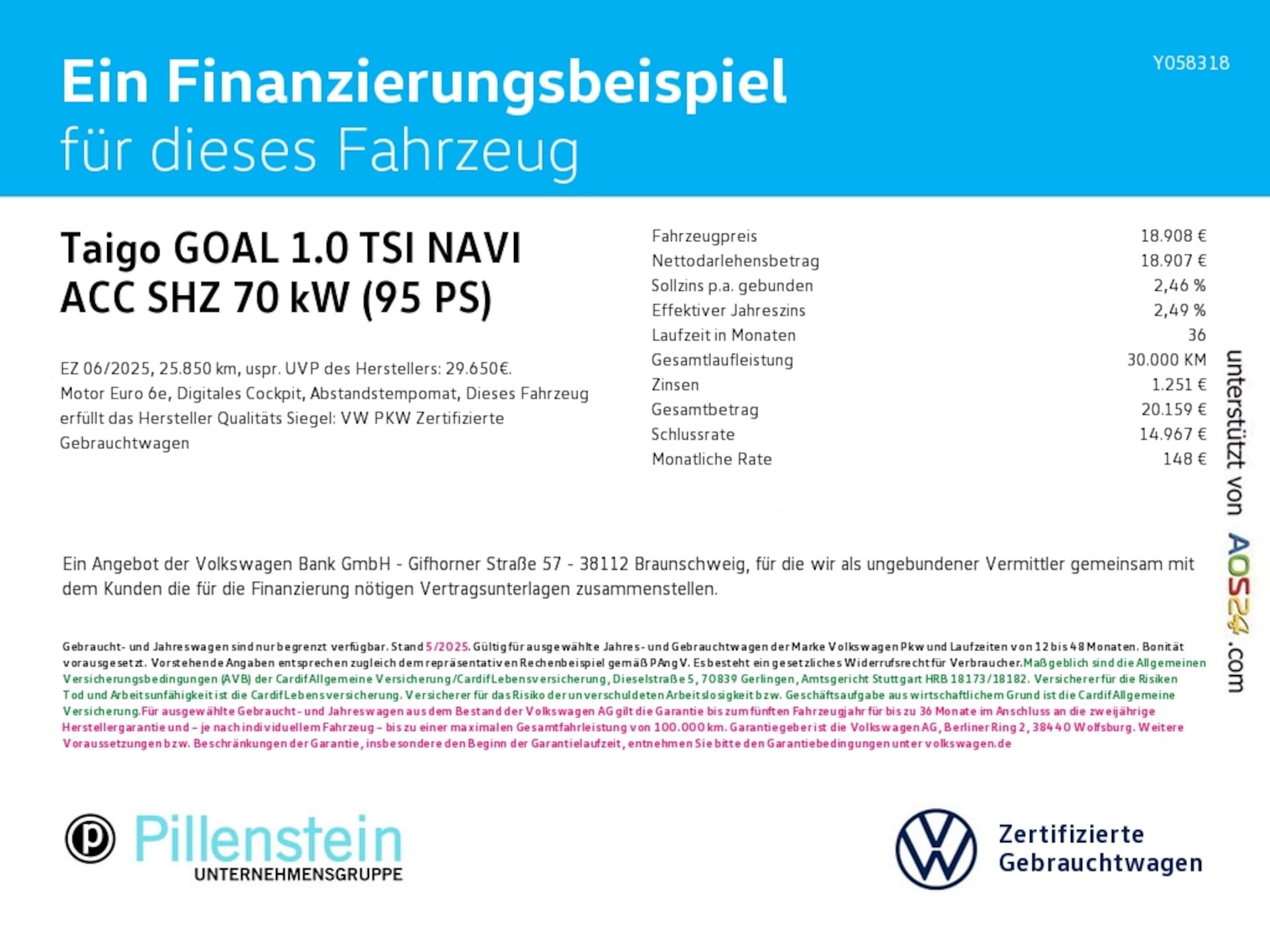 Volkswagen Taigo Goal