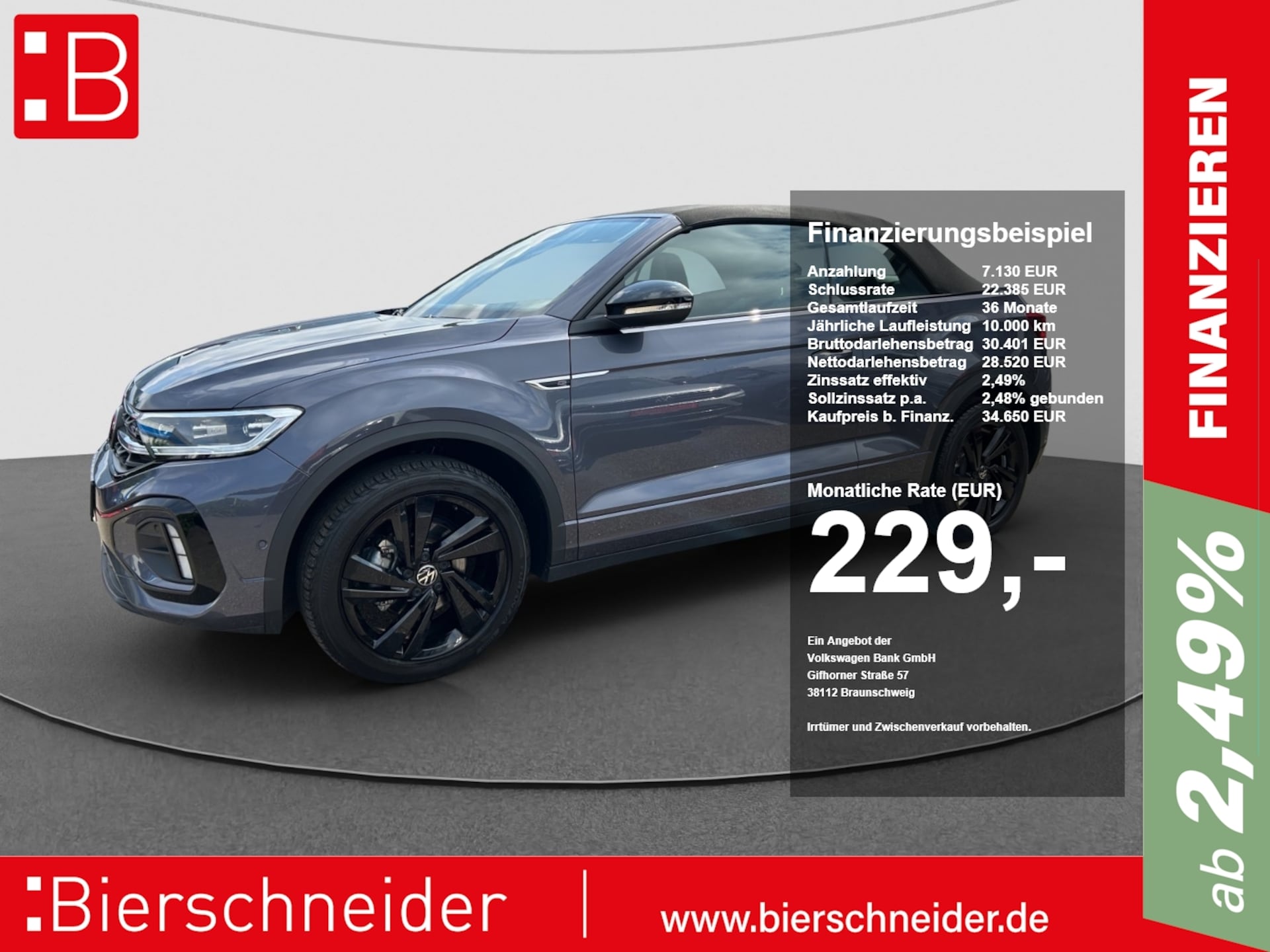 Volkswagen T-Roc Cabriolet R-Line
