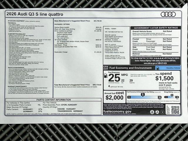 2026 Audi Q3 Base - Photo 35