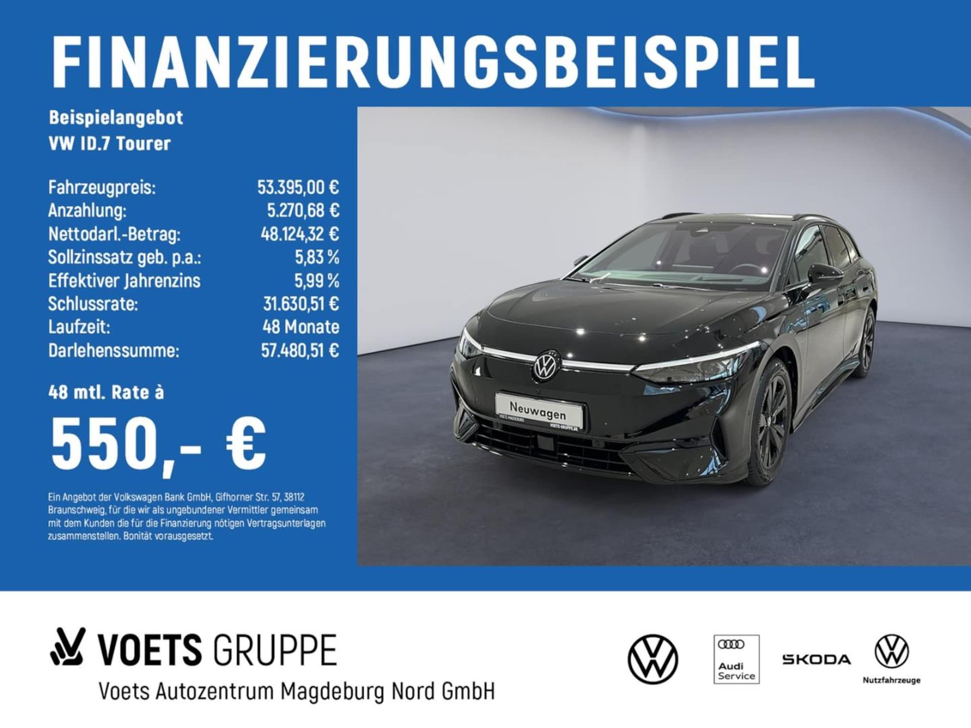 Volkswagen ID.7 Tourer — Volkswagen ID.7 Tourer ID.7 Tourer Pro S LED+NAVI+BLACK STYLE+IQ DRIVE+