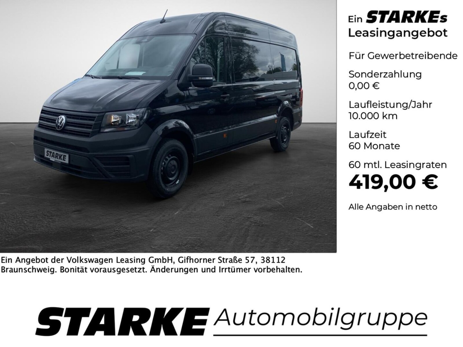 Volkswagen Crafter Kasten mittlerer Radstand