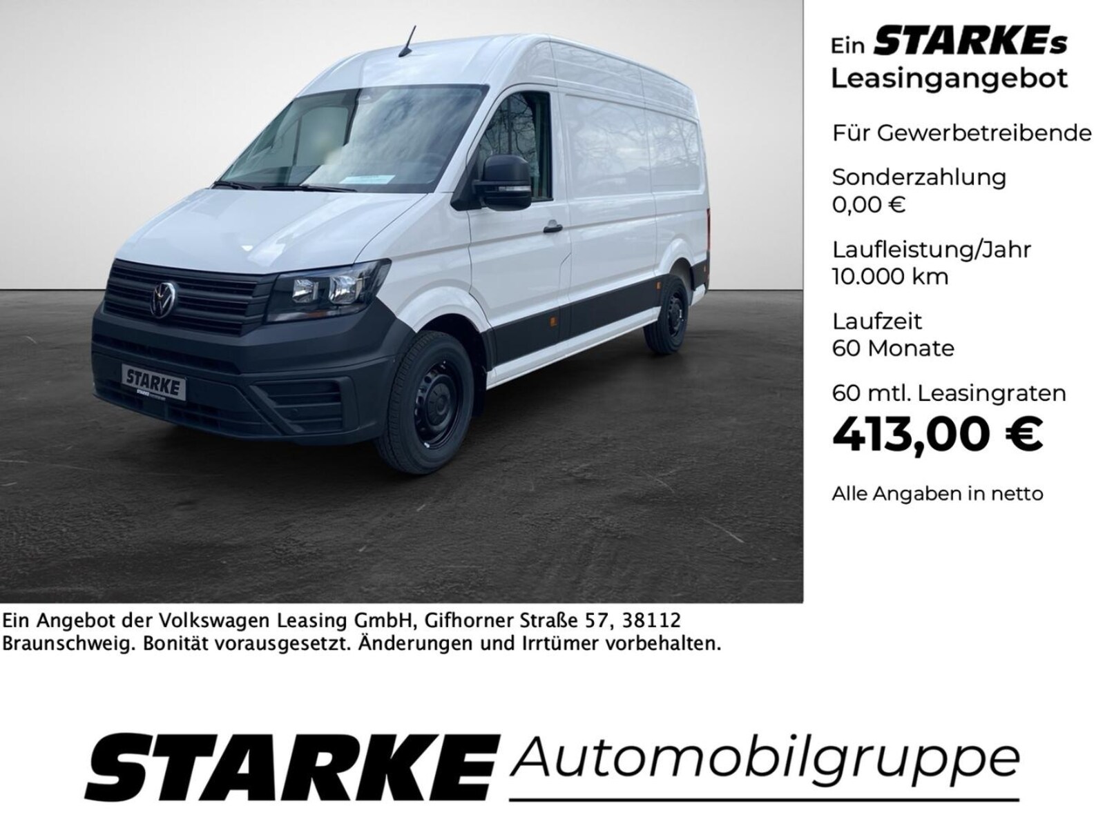 Volkswagen Crafter Kasten mittlerer Radstand