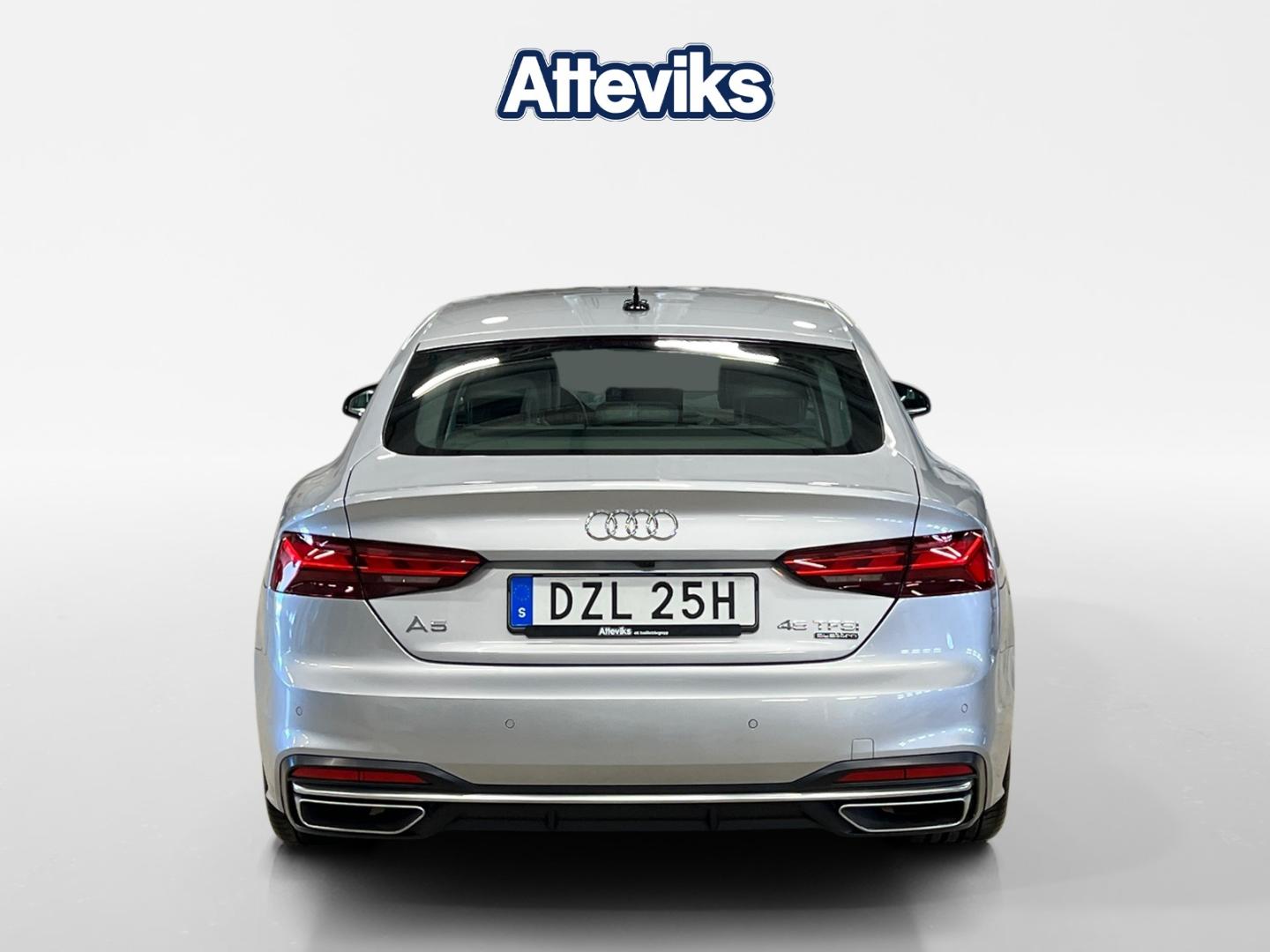 Bild som visar&nbsp;Audi A5 Sportback&nbsp;A5 Sportback 45 TFSI quattro Proline advanced 265 hk S tronic - för mer information kontakta din Audi Partner