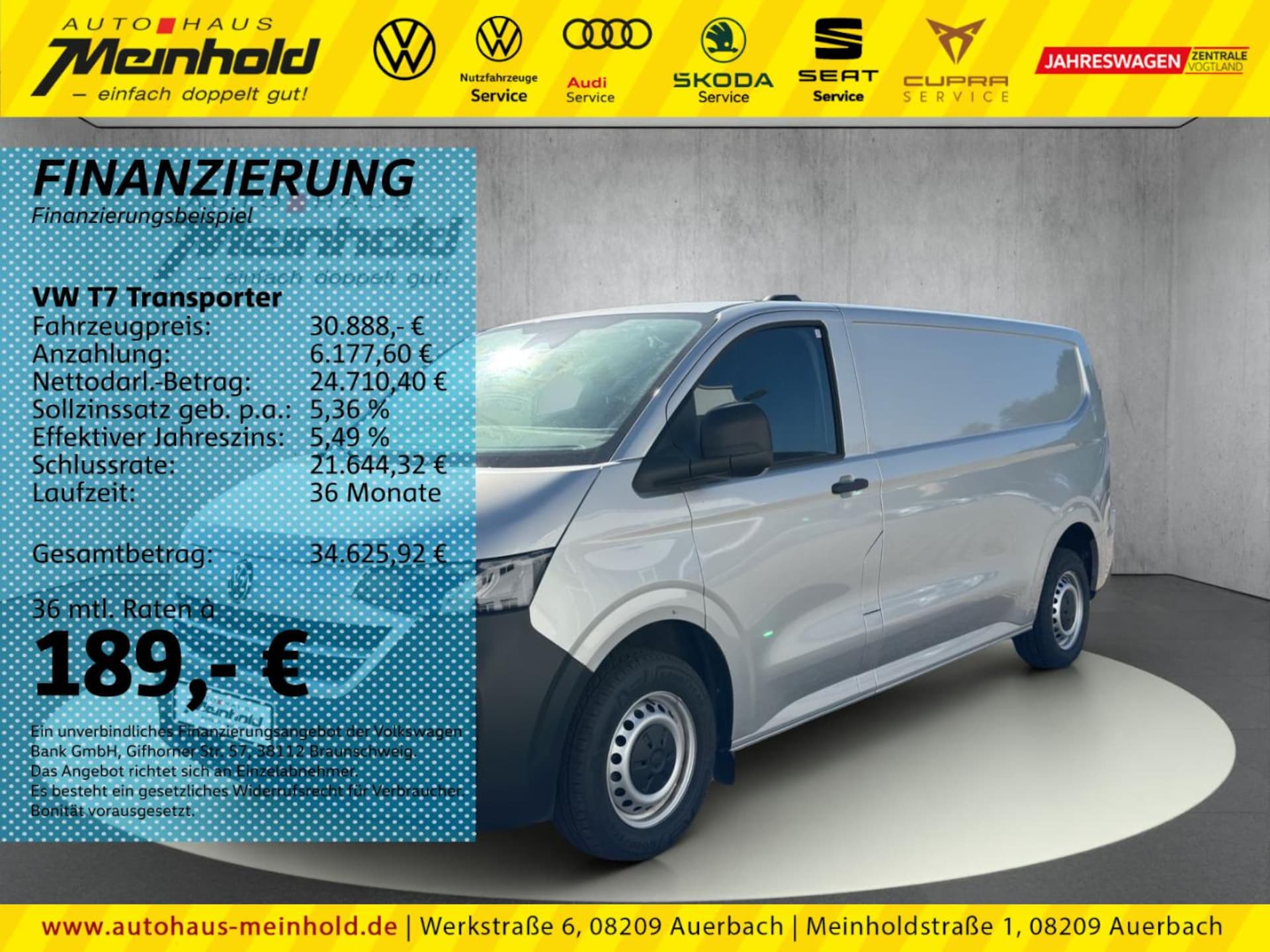 Volkswagen Transporter Kasten langer Radstand