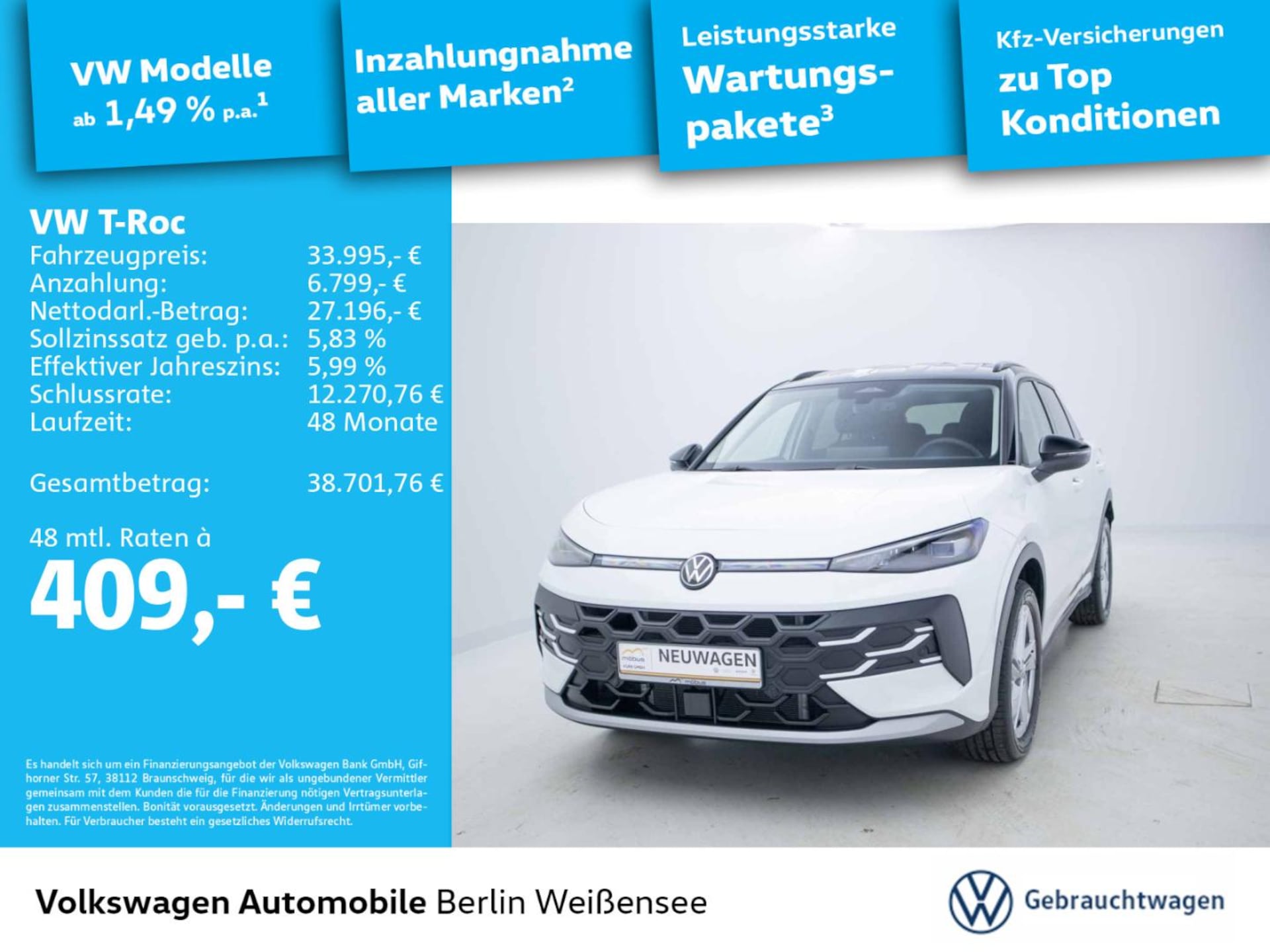 Volkswagen T-Roc Life