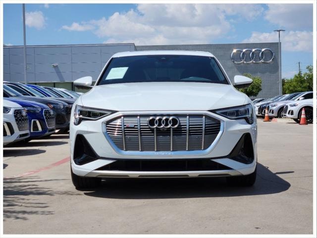 Used 2023 Audi e-tron Sportback Premium Plus with VIN WA12AAGE2PB006677 for sale in Dallas, TX
