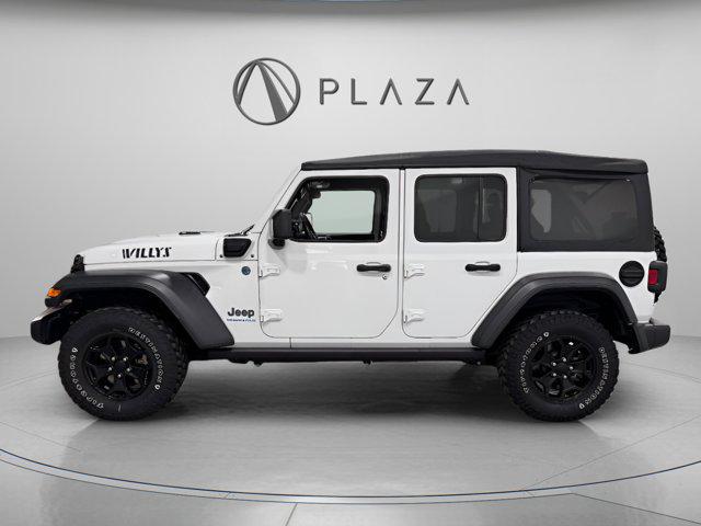 Used 2023 Jeep Wrangler 4xe Willys 4XE with VIN 1C4JJXN66PW592003 for sale in Creve Coeur, MO