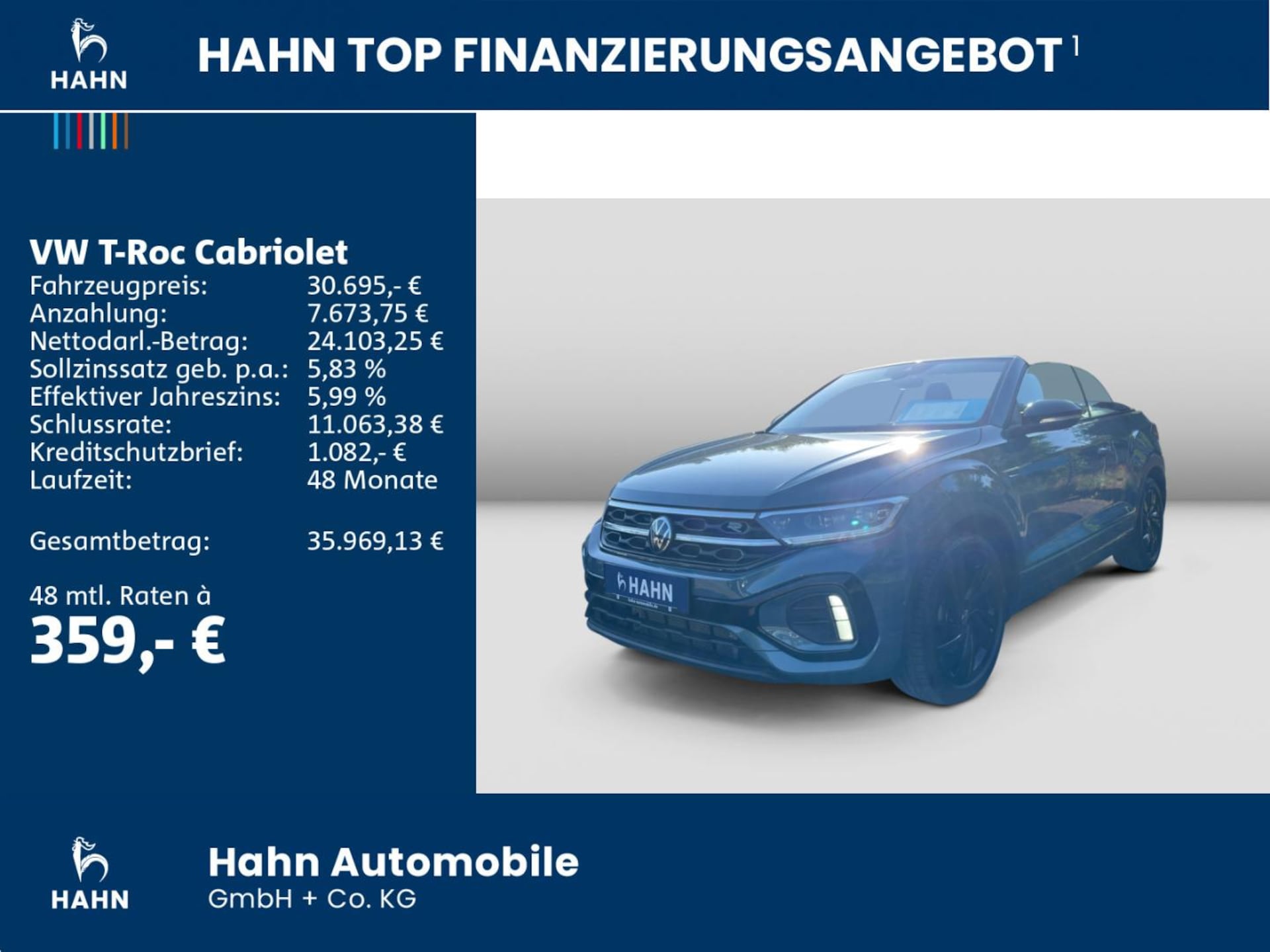 Volkswagen T-Roc Cabriolet R-Line