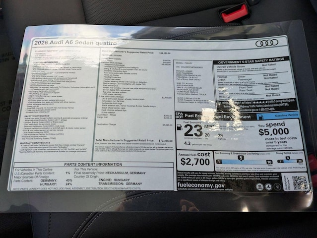 2026 Audi A6 Premium Plus - Photo 18