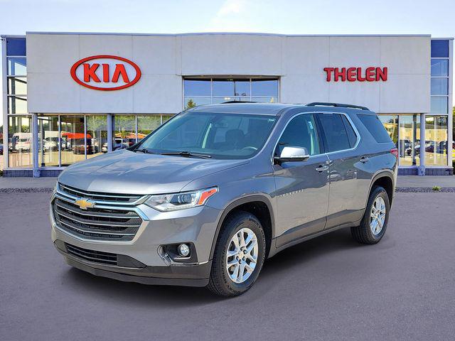 Used 2019 Chevrolet Traverse 1LT with VIN 1GNEVGKW5KJ322106 for sale in Bay City, MI