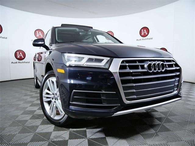 Used 2018 Audi Q5 Premium Plus with VIN WA1BNAFY7J2175360 for sale in Richfield, Minnesota