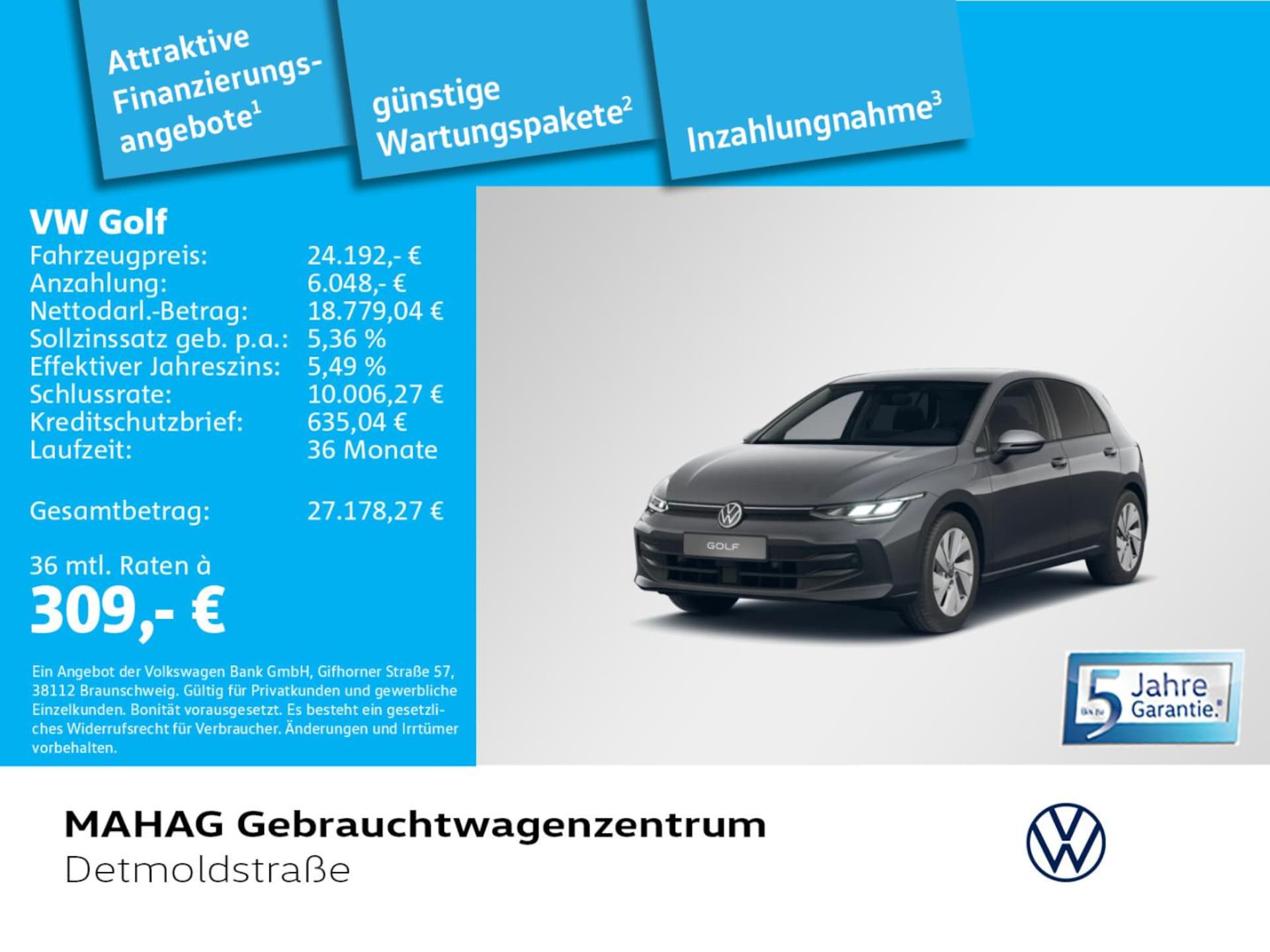 Volkswagen Golf Life