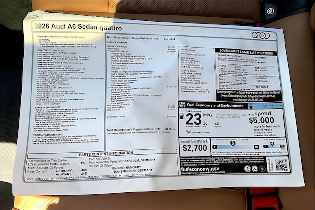 2026 Audi A6 Premium Plus - Photo 14