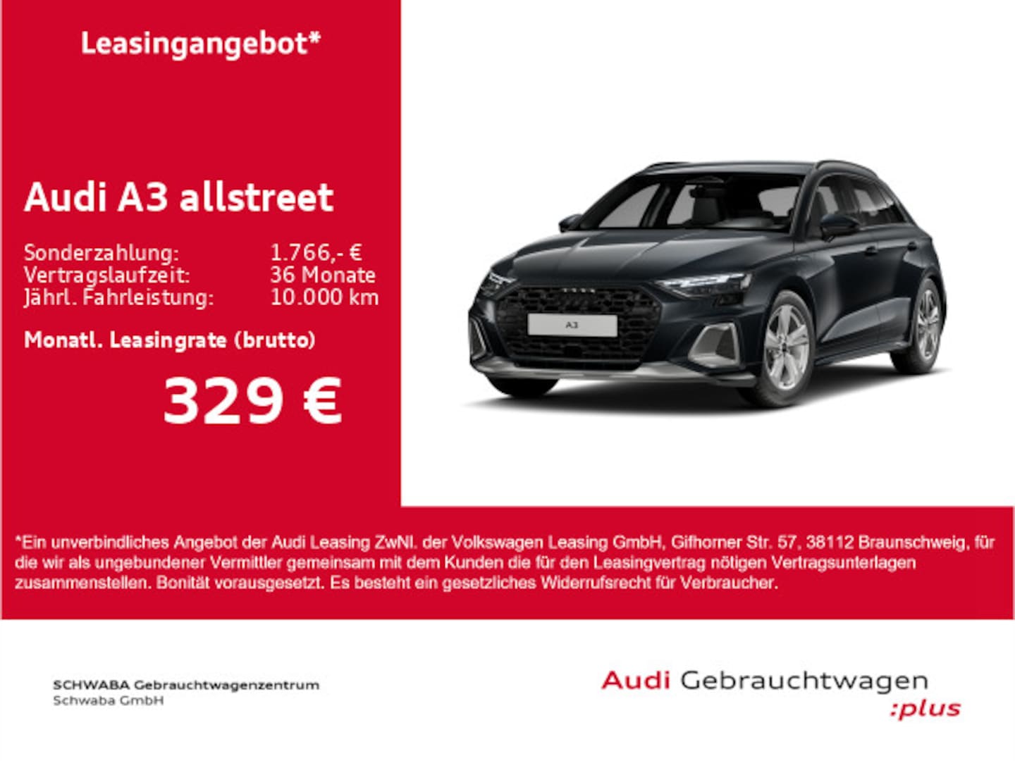 Bild über Audi A3 allstreet TFSI e TFSI e 150 kW S tronic - für weitere Informationen kontaktieren Sie den Audi Partner