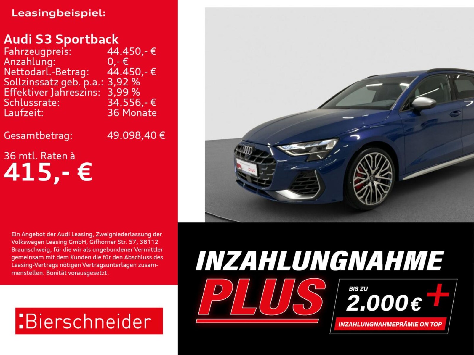 Audi S3 Sportback – Bild 2