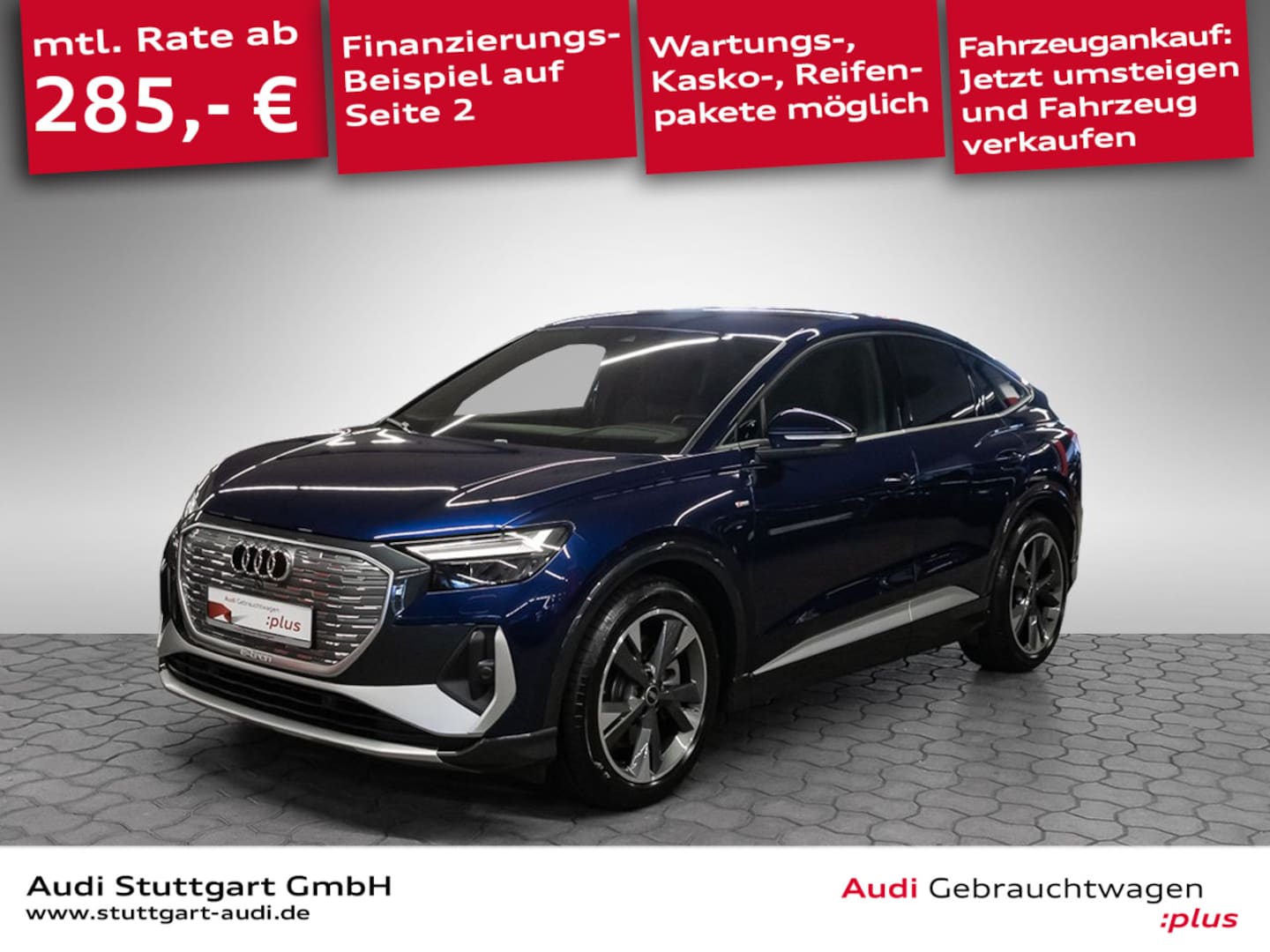 Bild über Audi Q4 Sportback e-tron 40 e-tron - für weitere Informationen kontaktieren Sie den Audi Partner