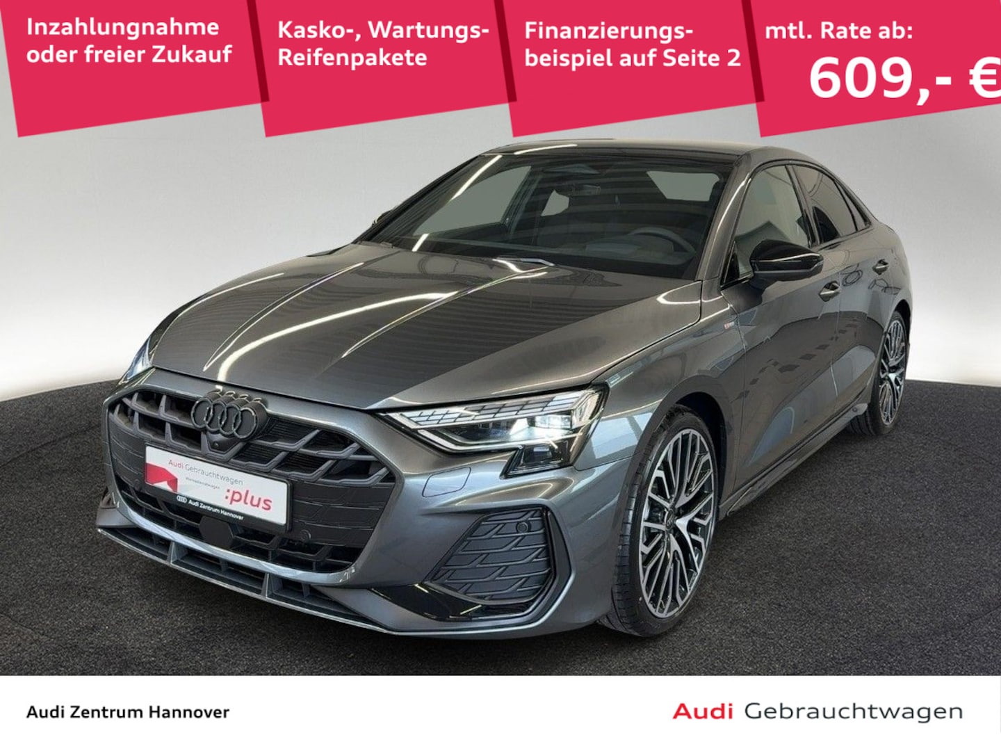 Bild über Audi A3 Limousine TFSI 110 kW S tronic - für weitere Informationen kontaktieren Sie den Audi Partner