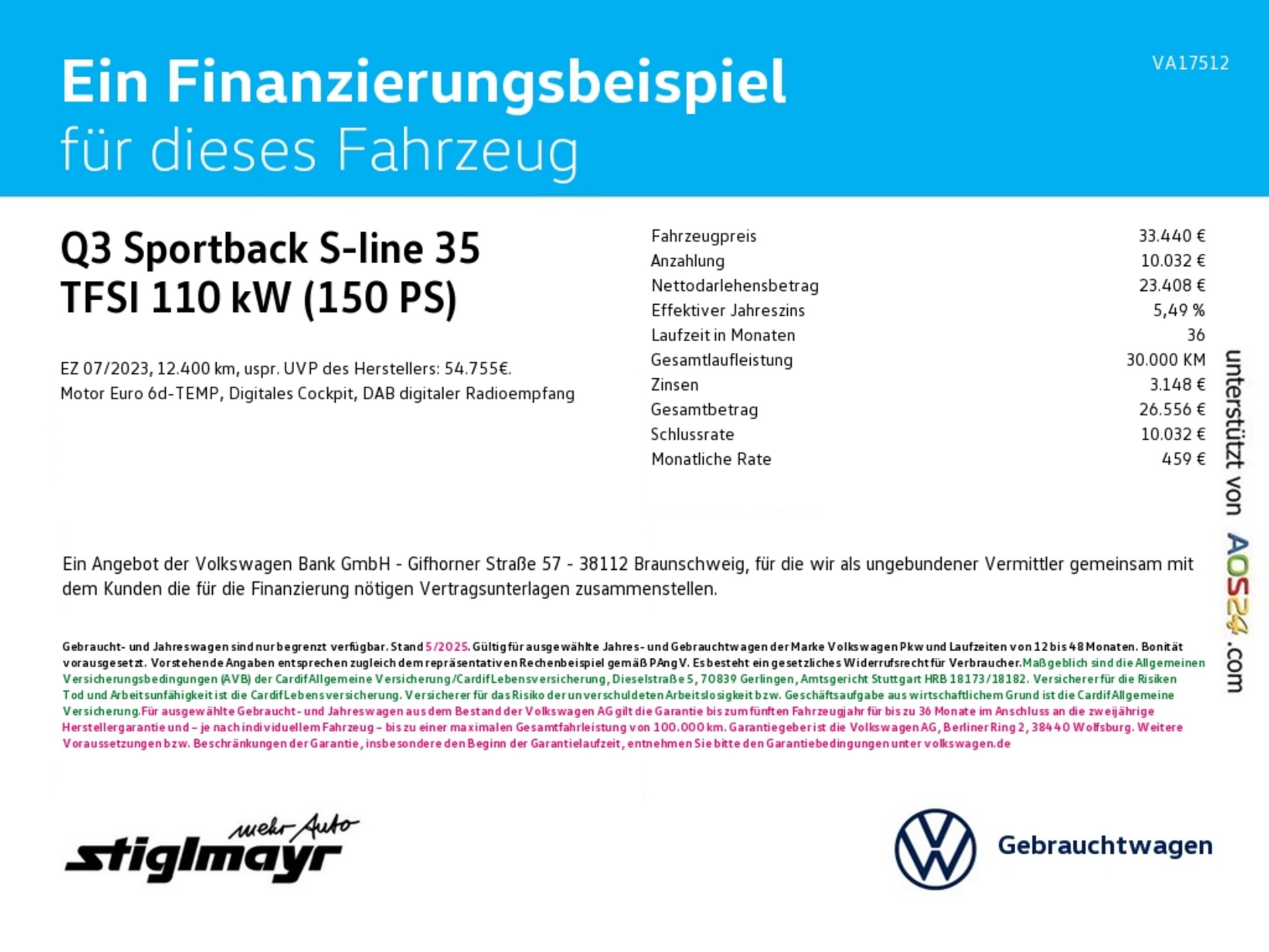 Audi Q3 Sportback S line