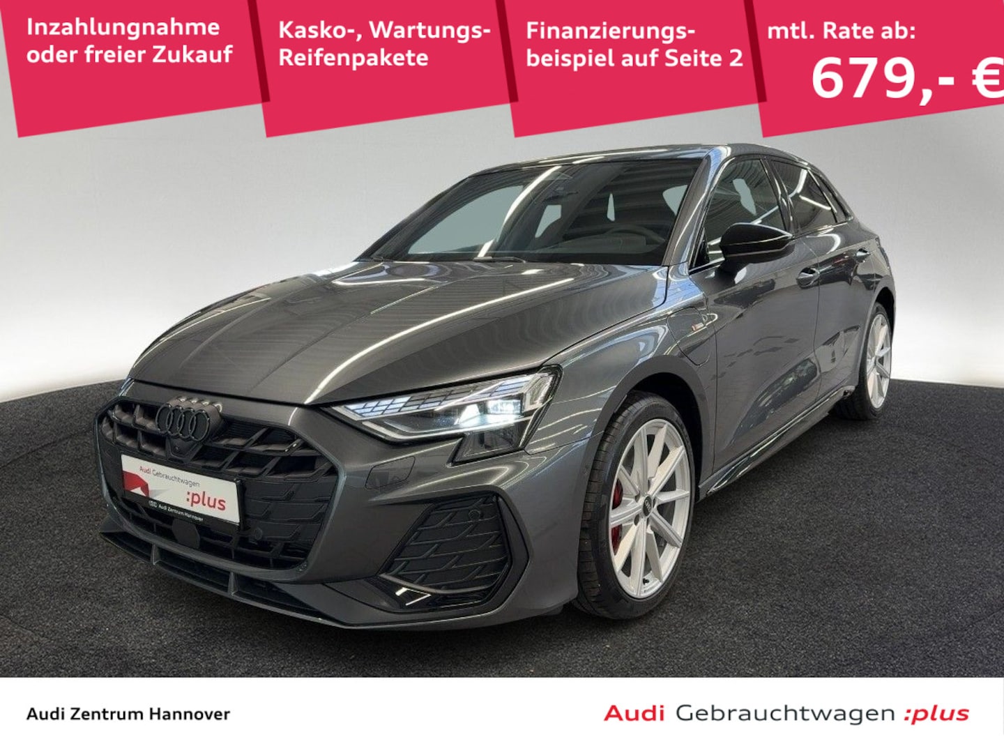 Bild über Audi A3 Sportback TFSI e TFSI e 200 kW S tronic - für weitere Informationen kontaktieren Sie den Audi Partner
