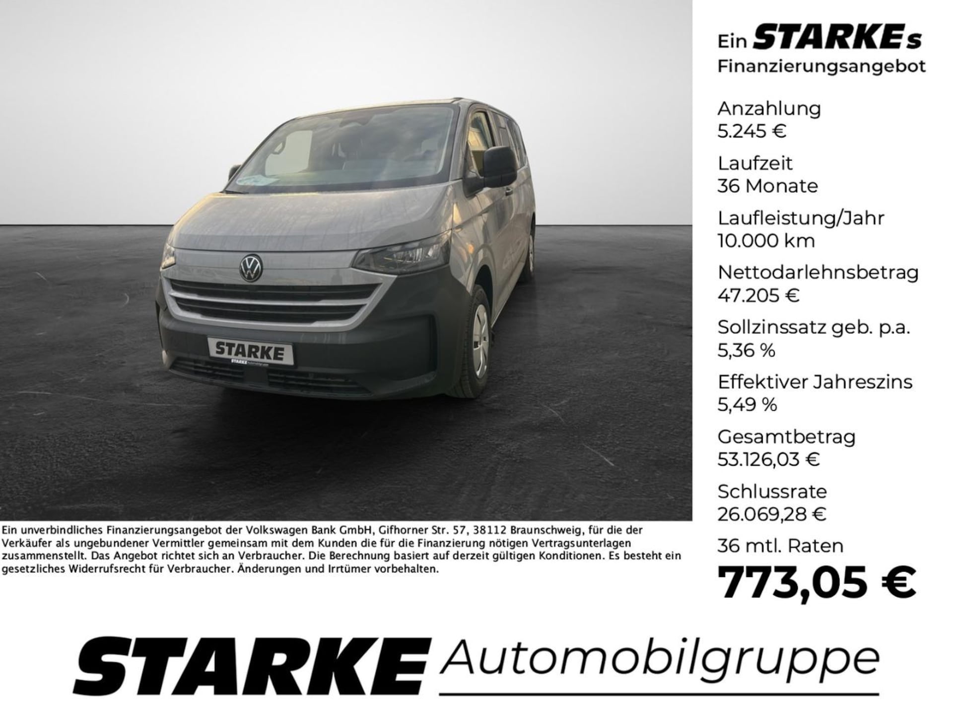 Volkswagen Transporter Kombi kurzer Radstand