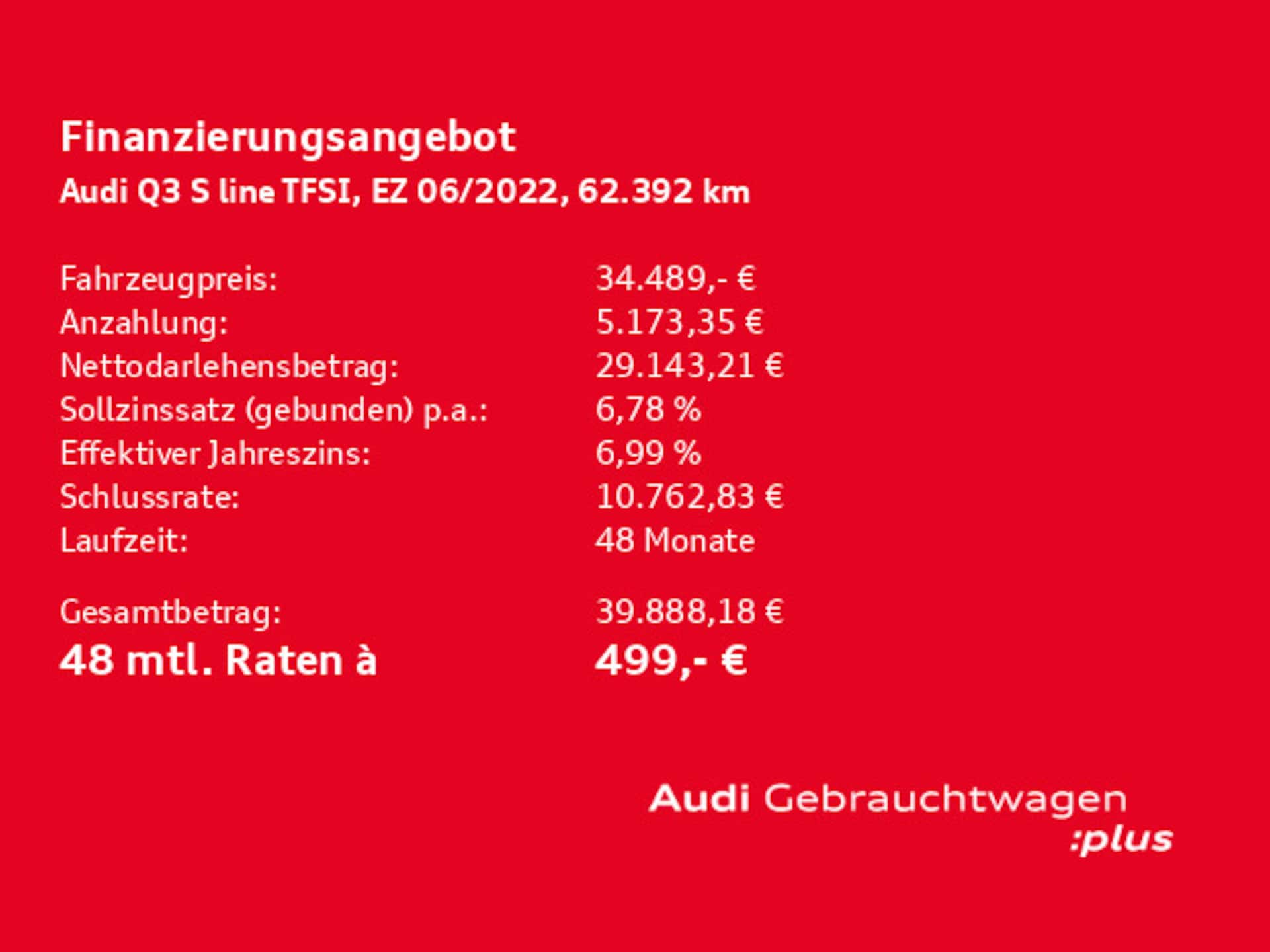 Audi Q3 TFSI e S line