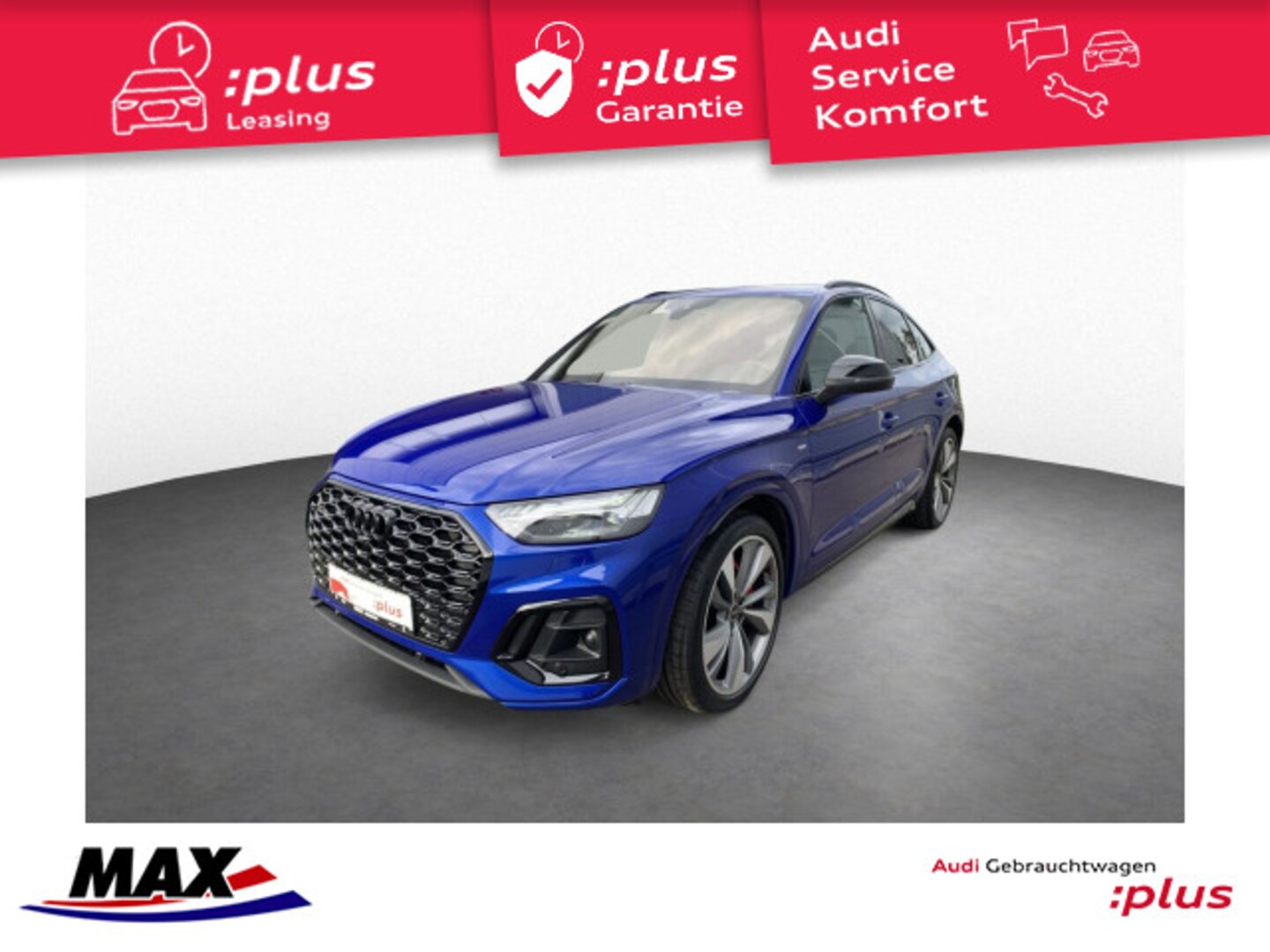 Bild über Audi Q5 Sportback TFSI e S line business 55 TFSI e quattro S tronic - für weitere Informationen kontaktieren Sie den Audi Partner