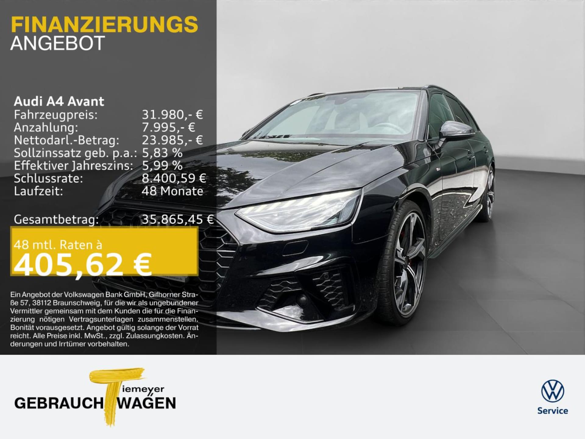 Audi A4 Avant S line