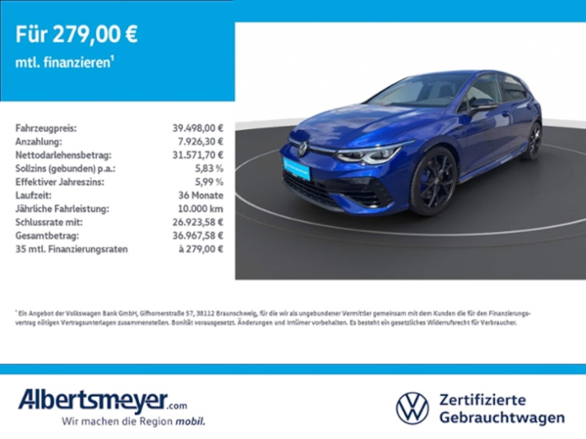 Volkswagen Golf R 20 Years