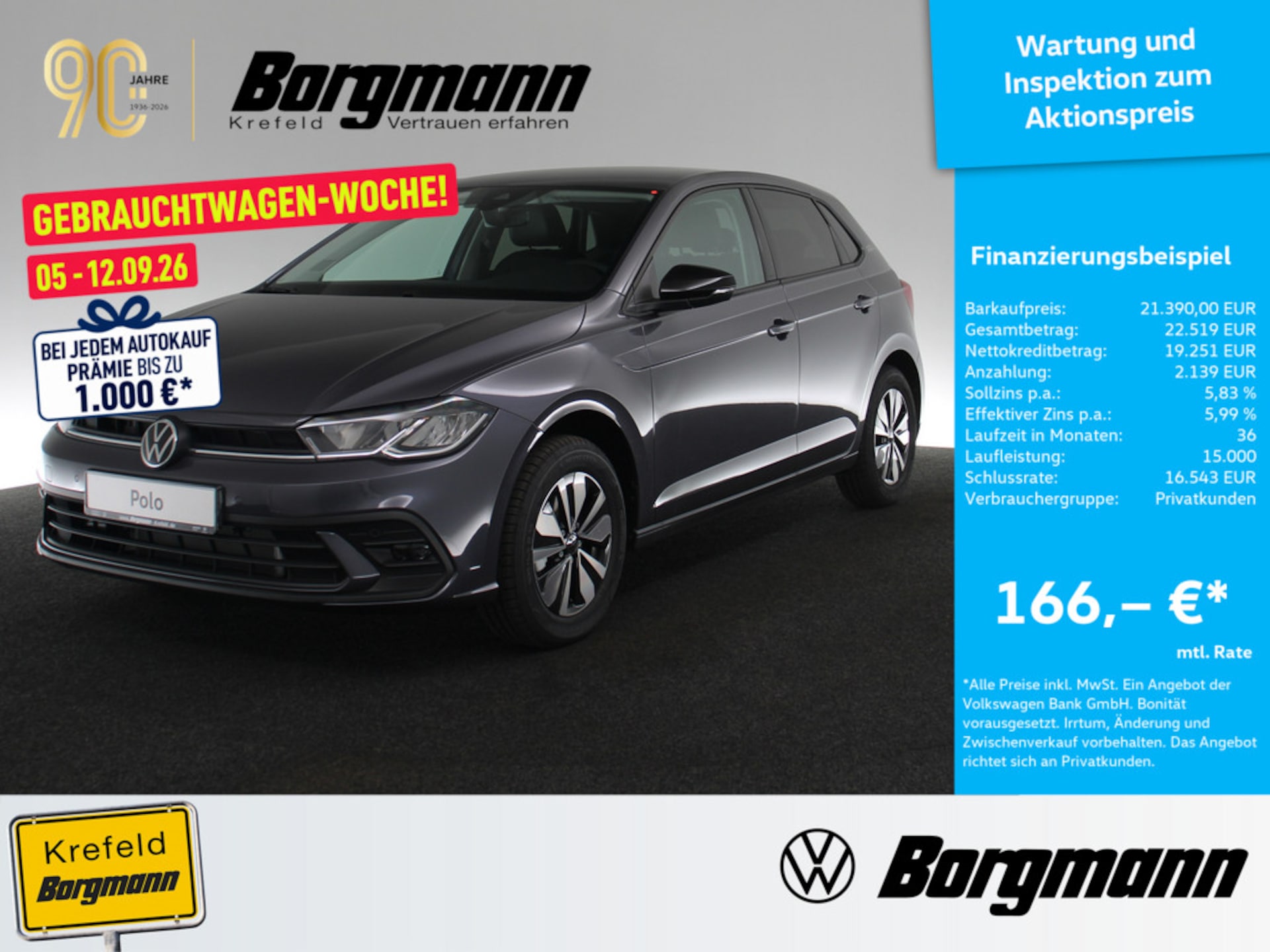 Volkswagen Polo 2025 — Polo 1.0 TSI Goal LED ACC NAVI KAMERA SHZ PDC