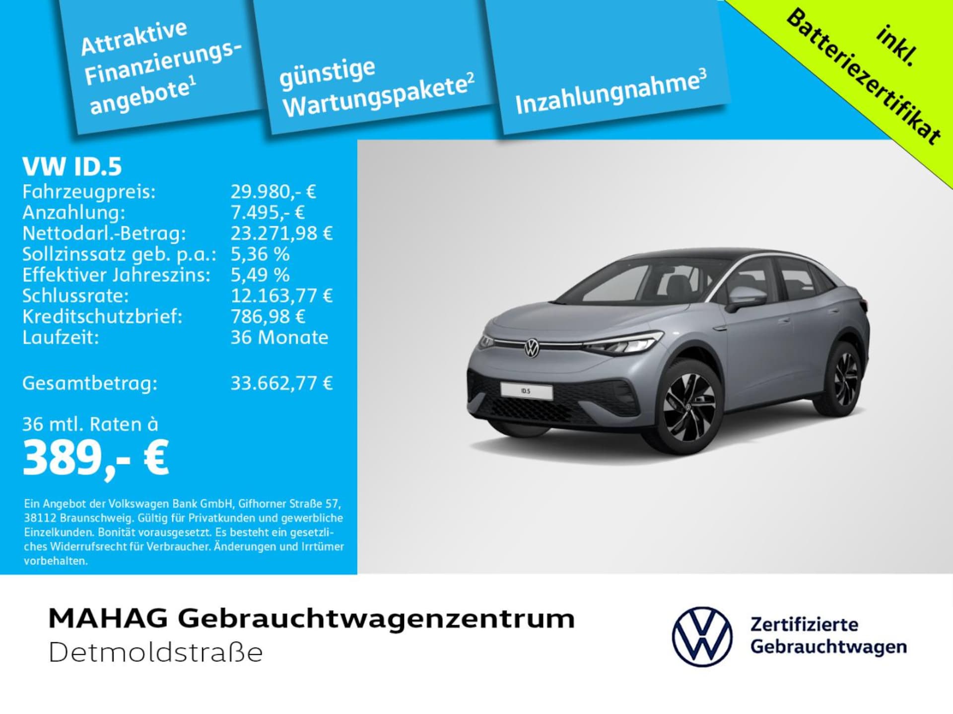 Volkswagen ID.5 Pro Performance