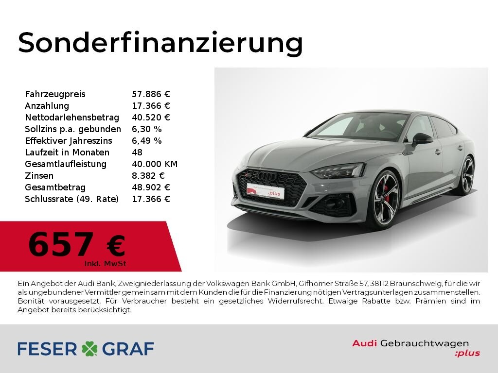 Image about Audi RS 5 Sportback TFSI quattro tiptronic