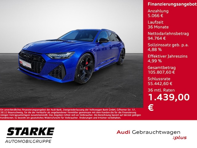 Image about Audi RS 6 Avant performance TFSI quattro tiptronic